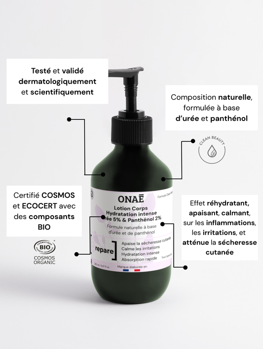 Lotion Corps hydratante 5% urée + 2% panthénol