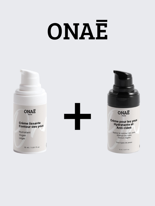 Offre Crème contour des yeux lissante + crème pour les yeux hydratante et anti-rides