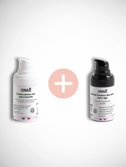 Offre crème contour des yeux lissante et crème contour des yeux anti-âge Onaé Paris tous types de peaux - vue principale