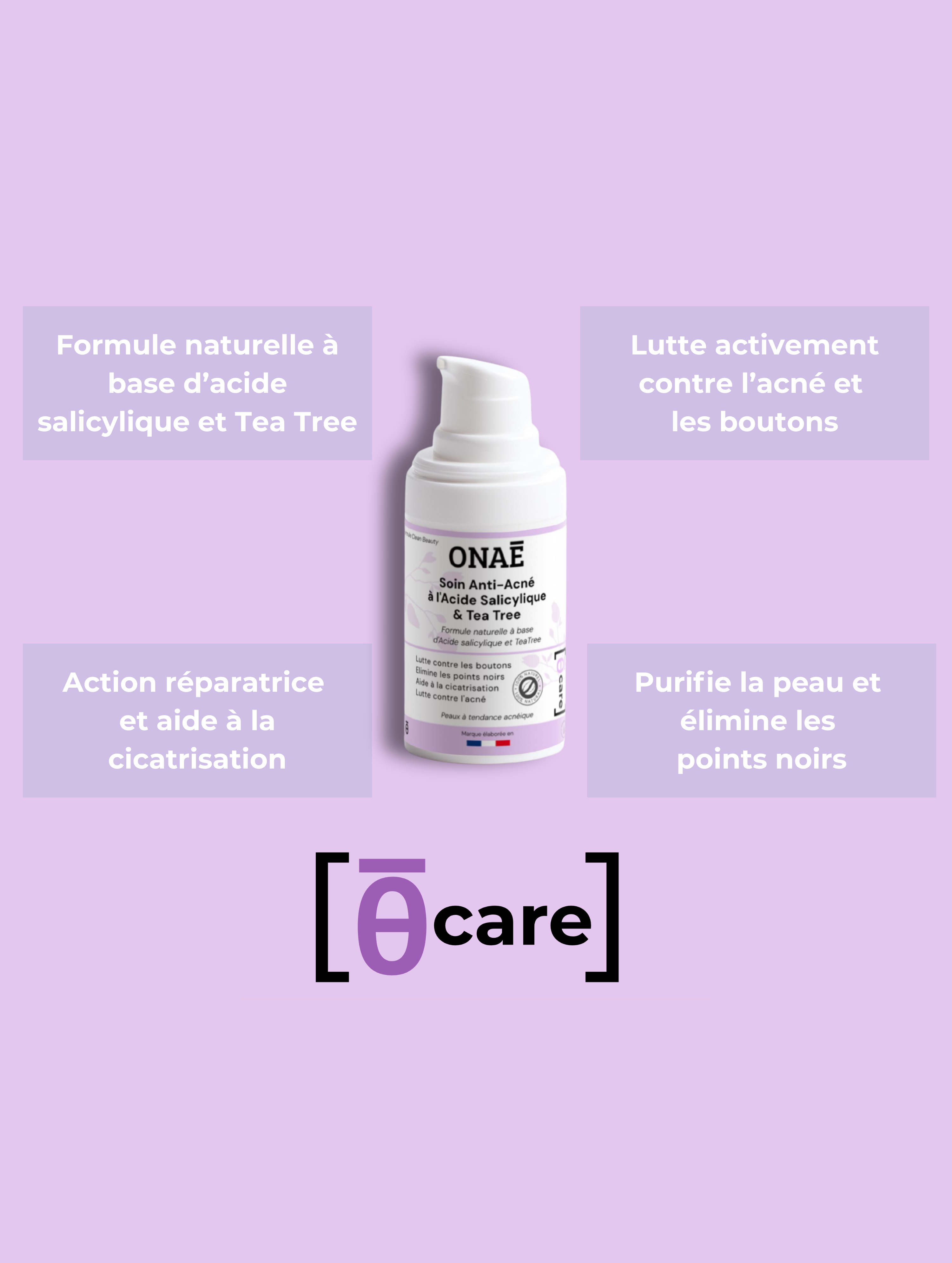 Soin Acné à l'acide salicylique et Tea Tree