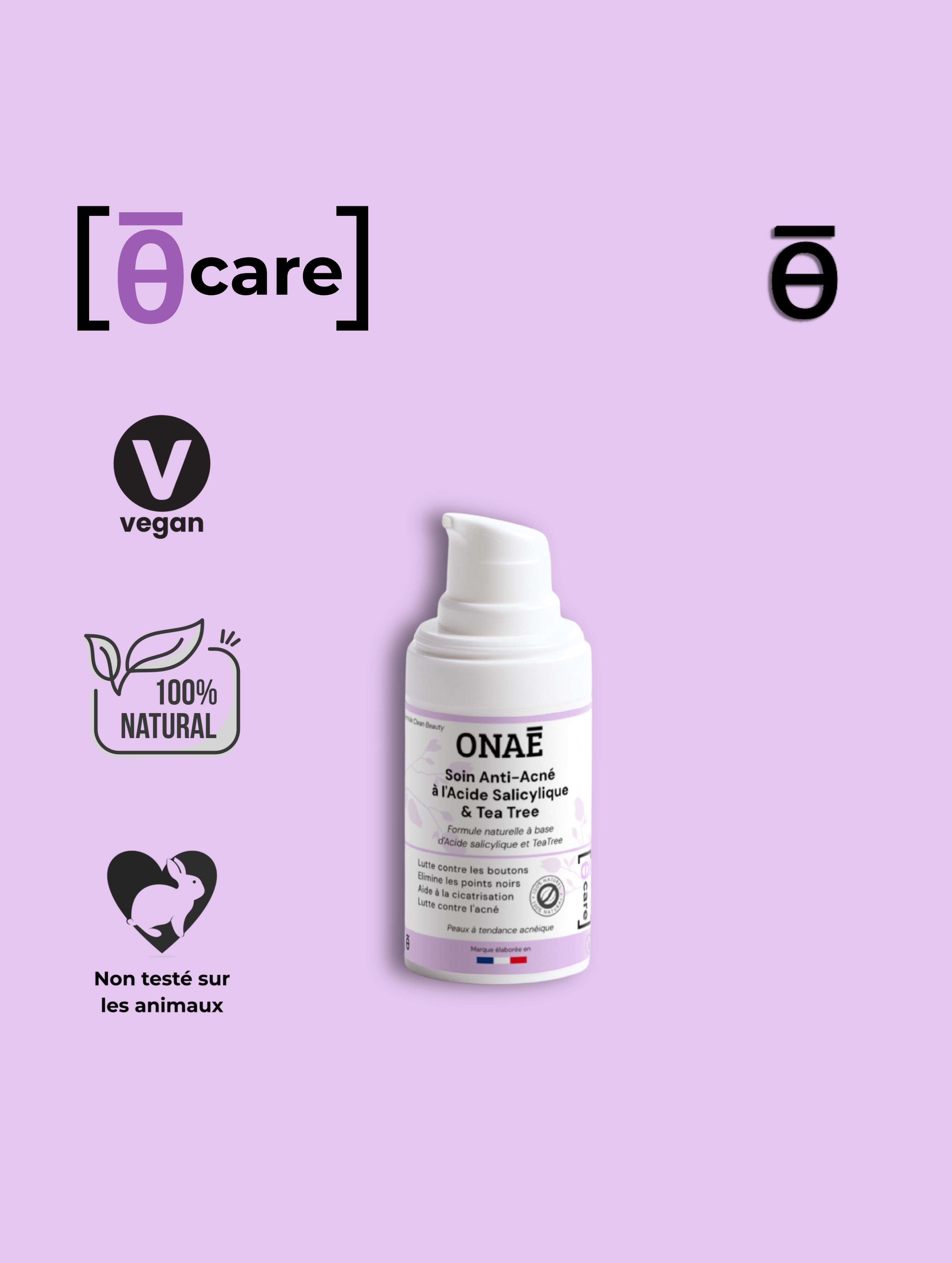 Soin Acné à l'acide salicylique et Tea Tree