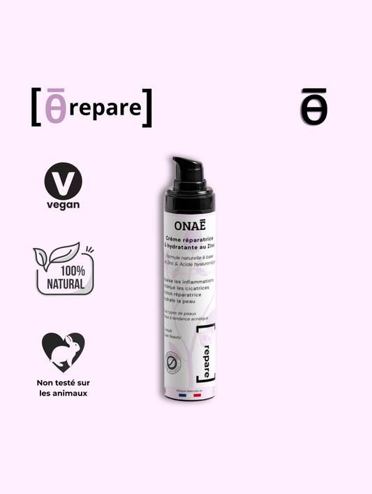 Crème hydratante et réparatrice au Zinc