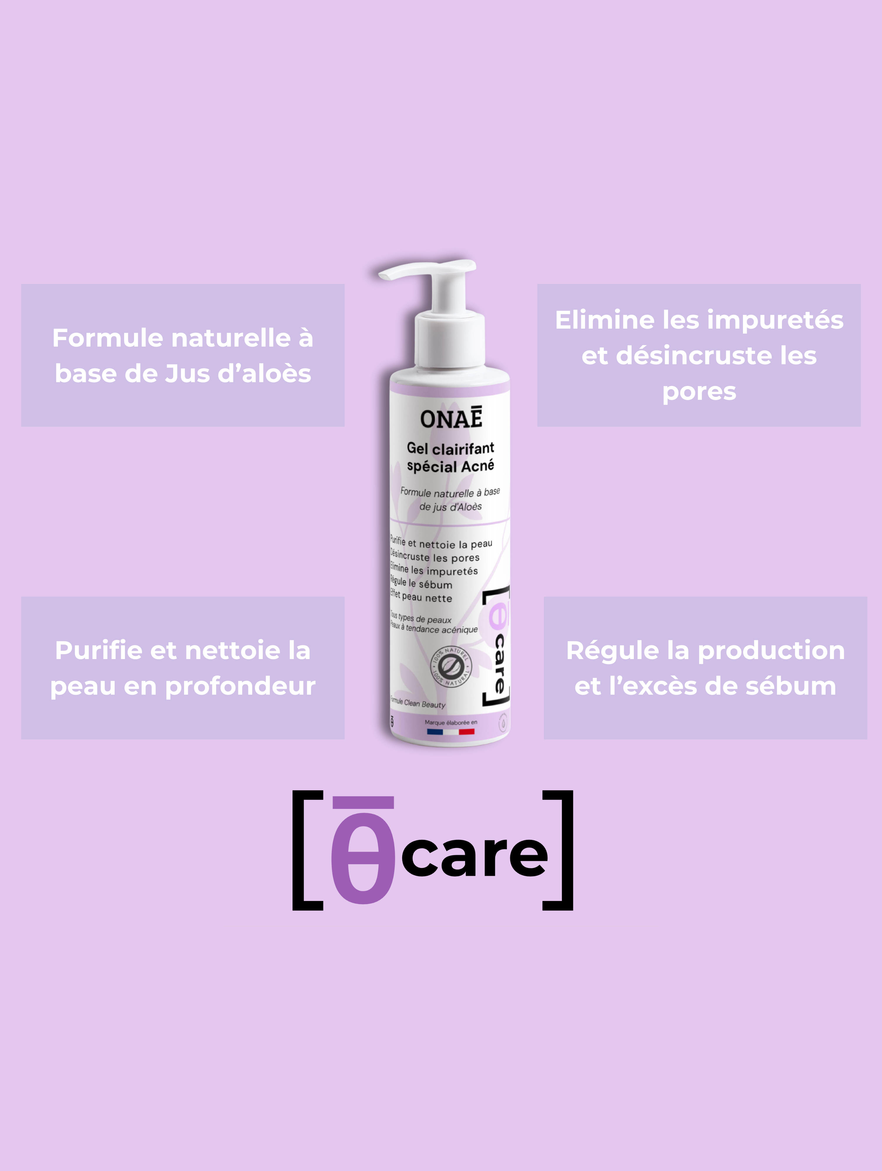 Gel pour le visage clarifiant spécial Acné