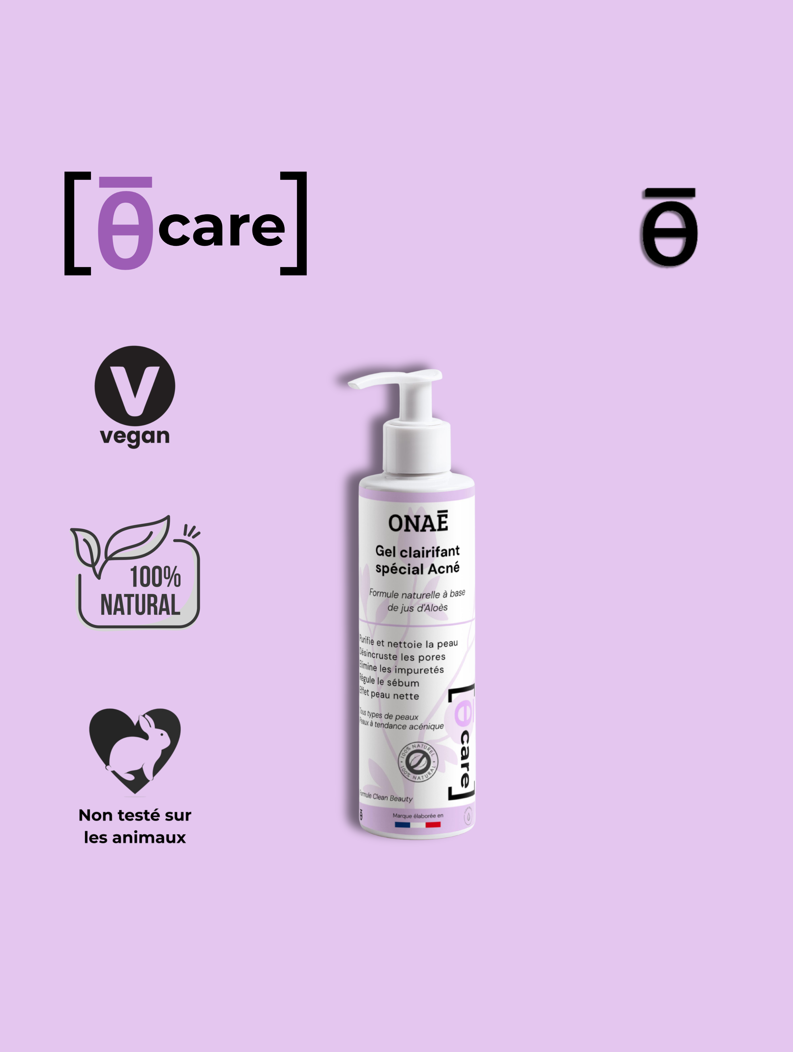 Gel pour le visage clarifiant spécial Acné