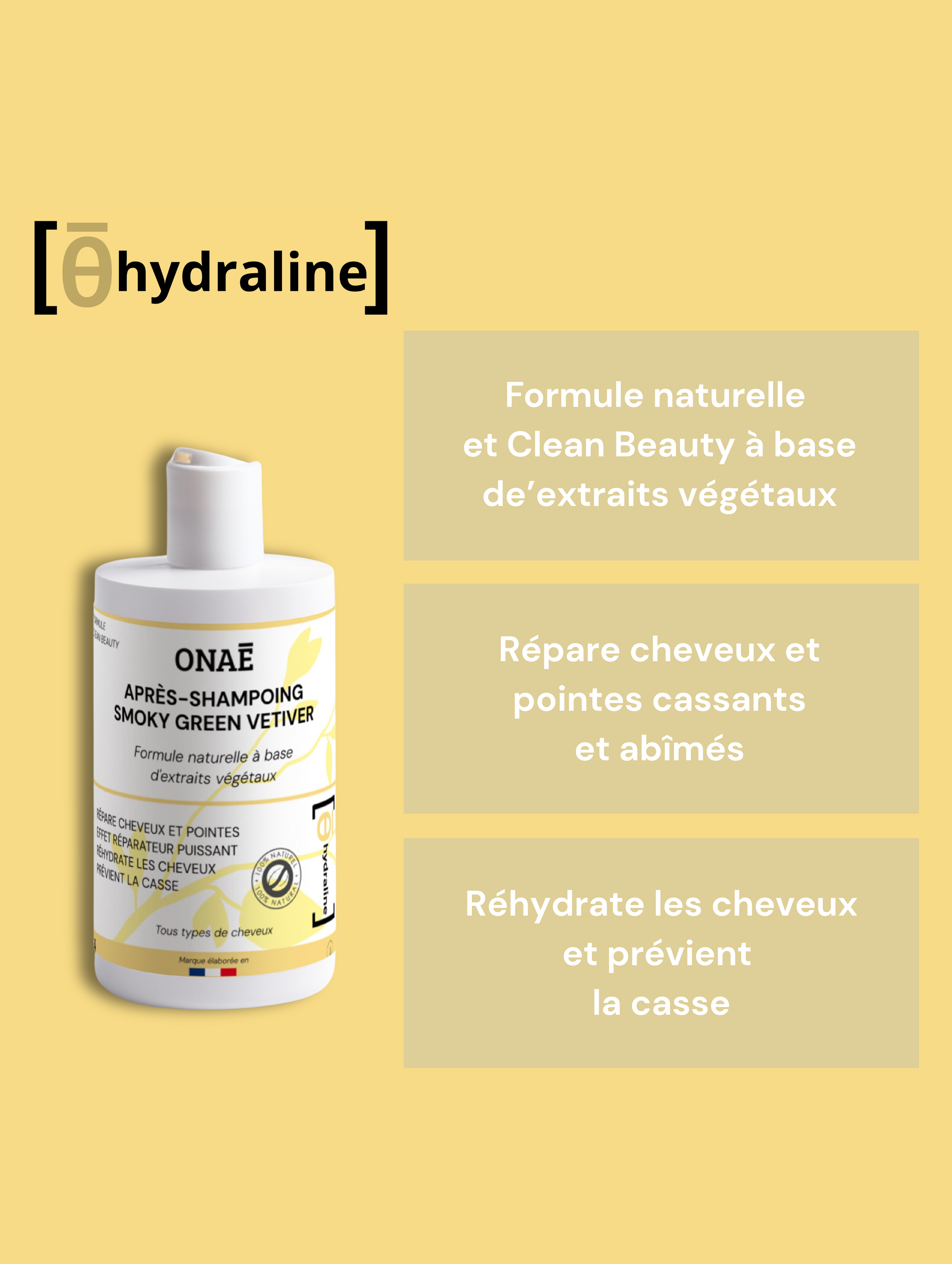 Après-shampoing doux Smoky Green Vetiver