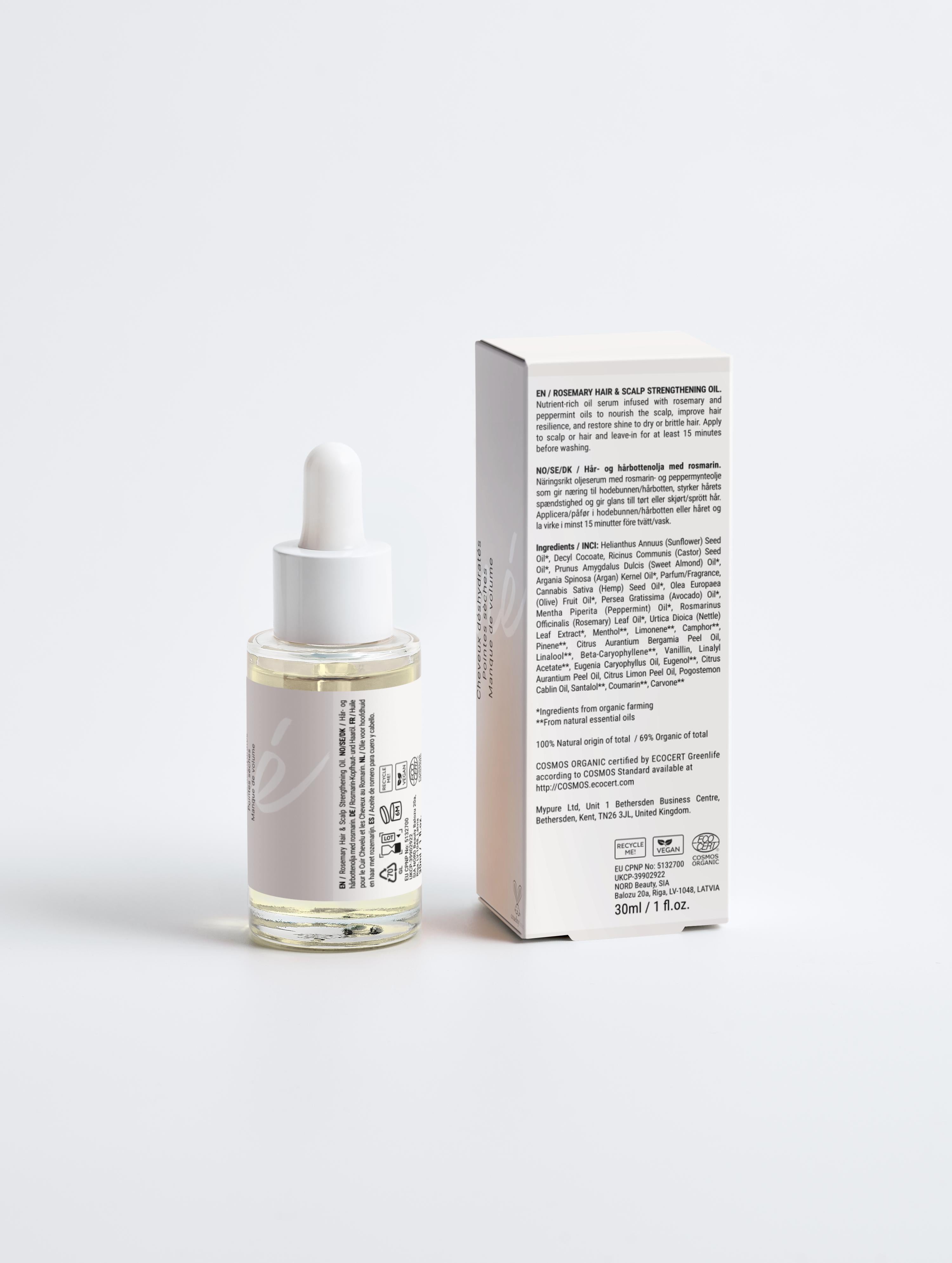 Huile fortifiante pour cheveux et cuir chevelu Hommes