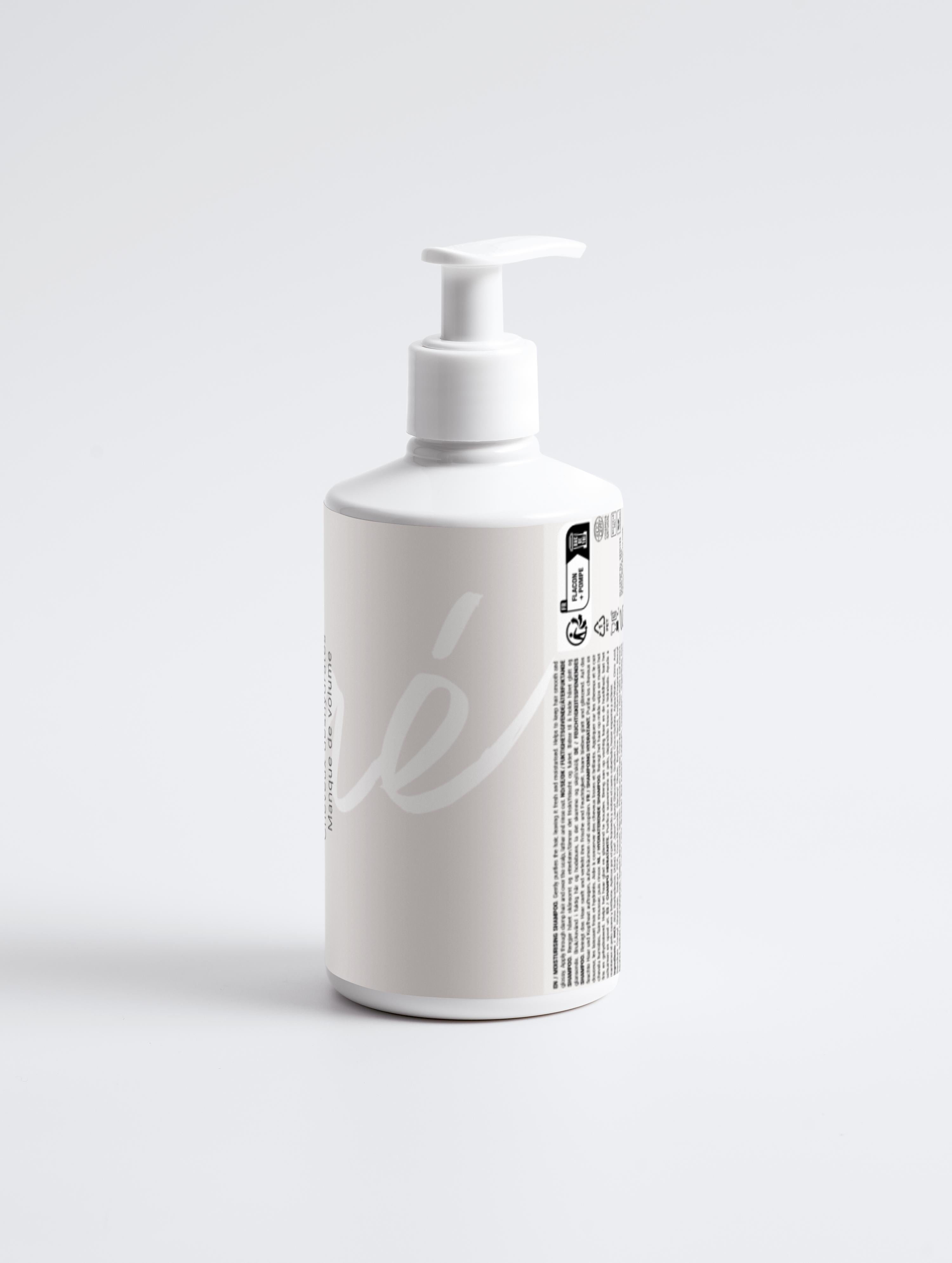 Shampoing hydratant lissant réparateur Onaé paris - flacon vue de dos