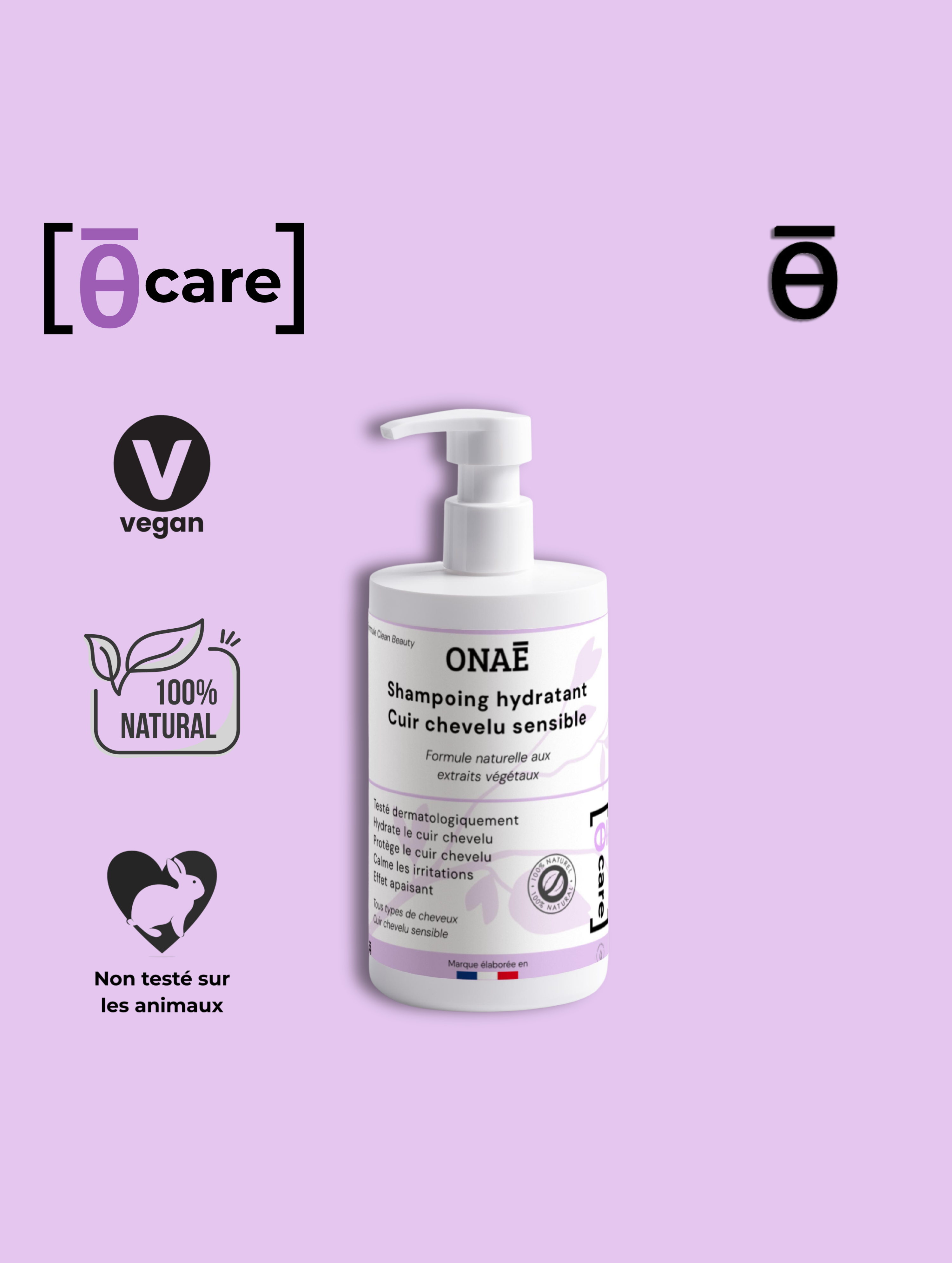 Shampoing doux & hydratant pour cuir chevelu sensible