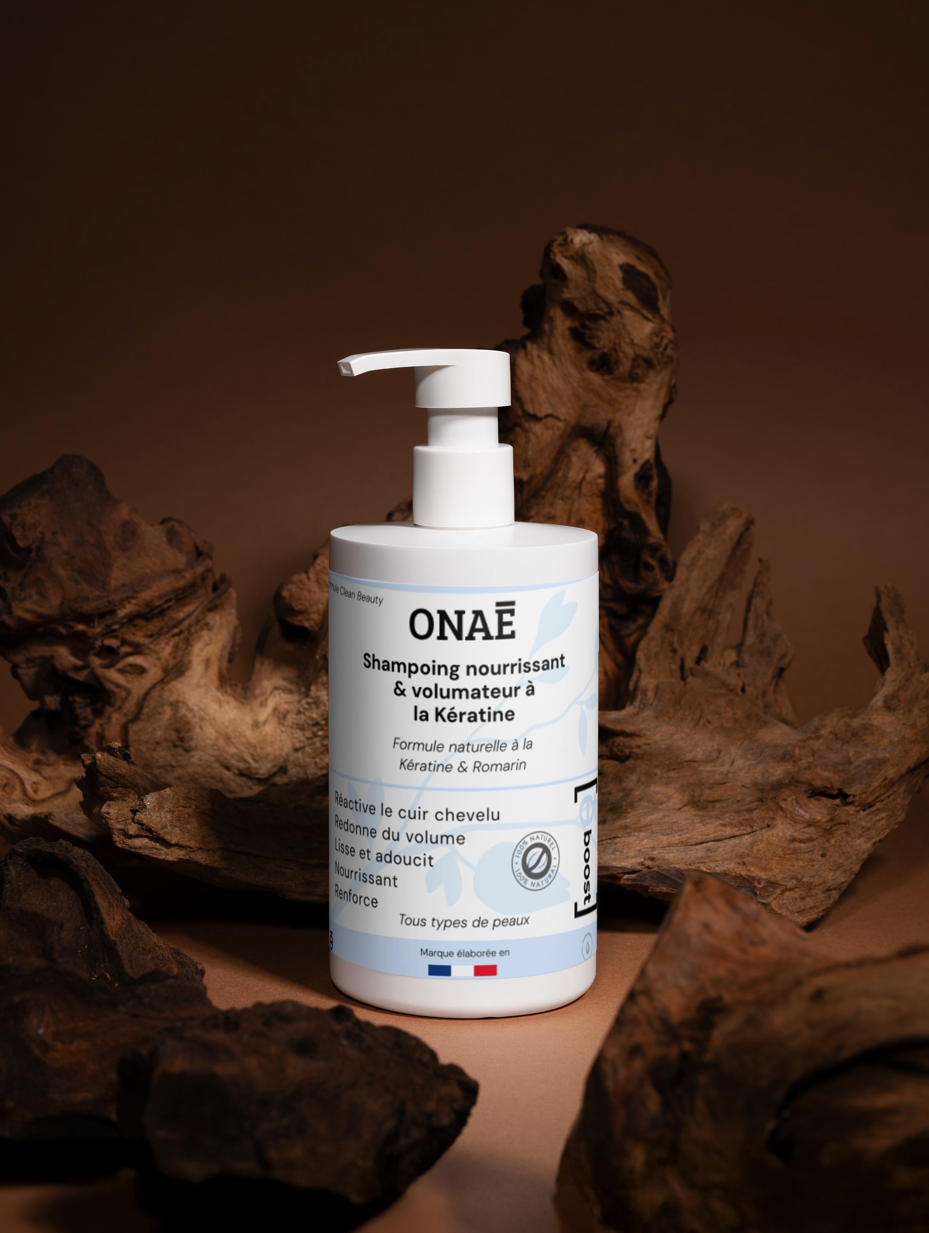 Shampoing nourrissant et volumateur à la Kératine