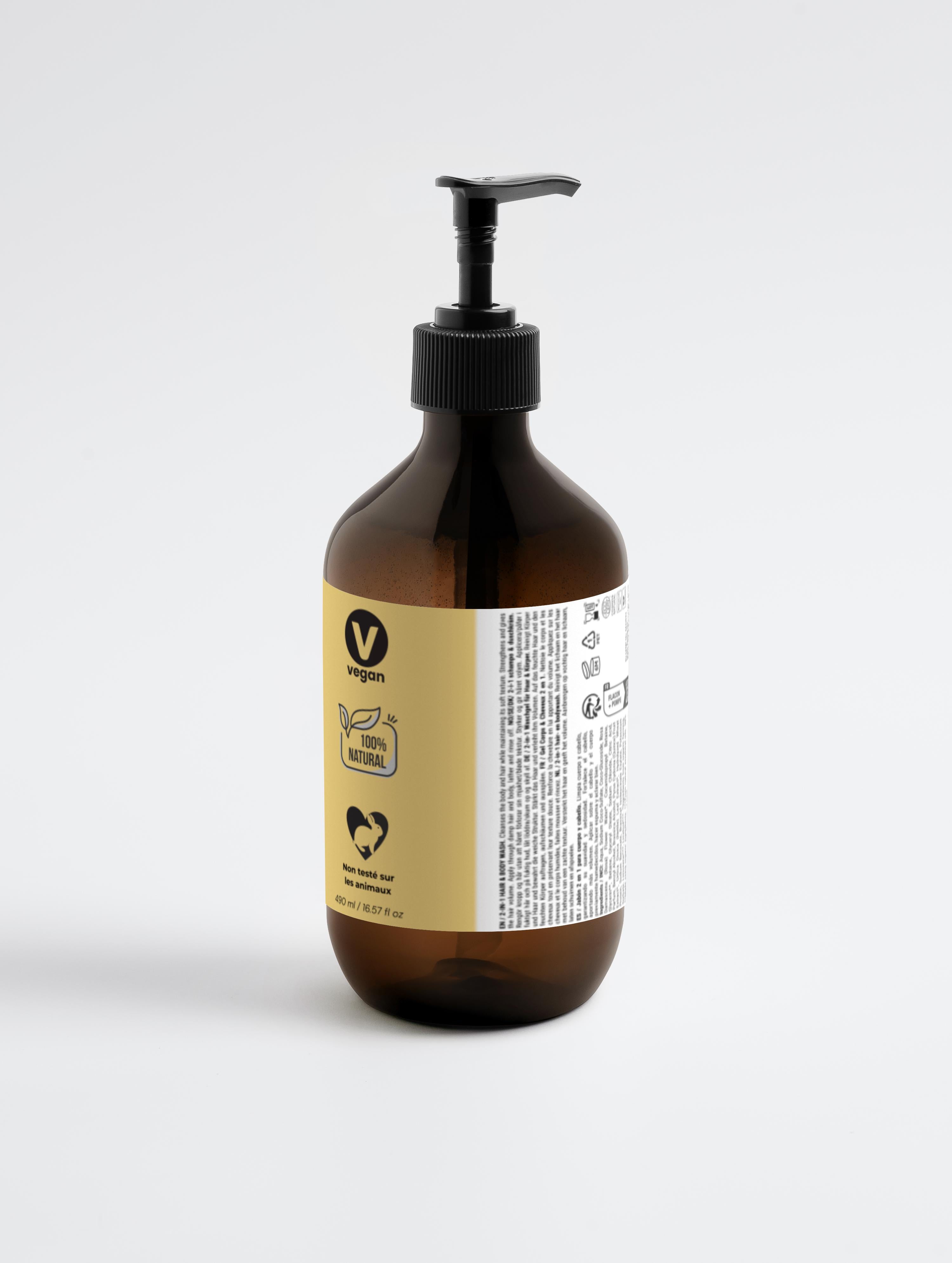 Gel douche & Shampoing corps & visage 2 en 1