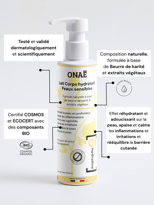Lait hydratant Corps spécial peaux sensibles