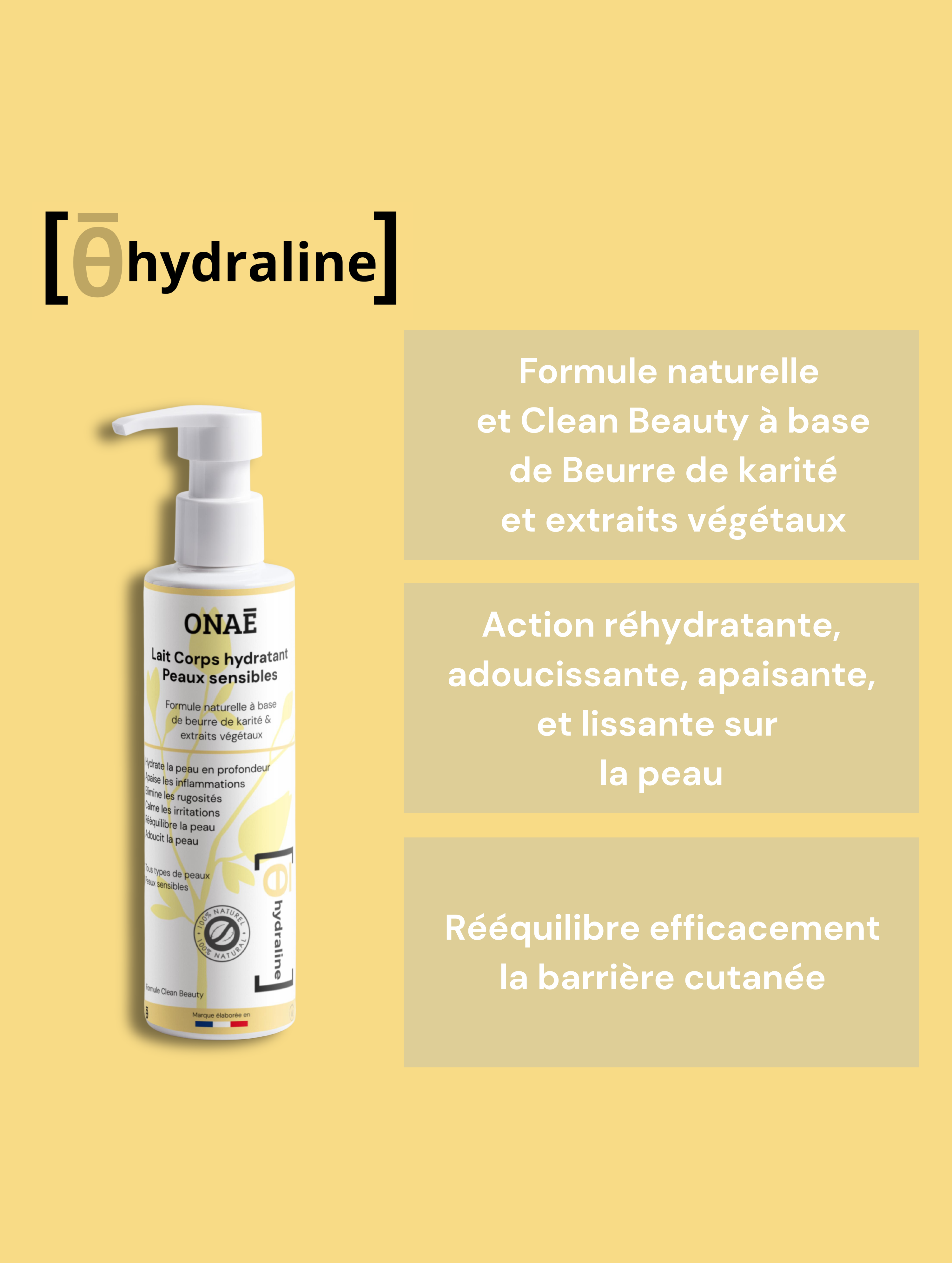 Lait hydratant Corps spécial peaux sensibles
