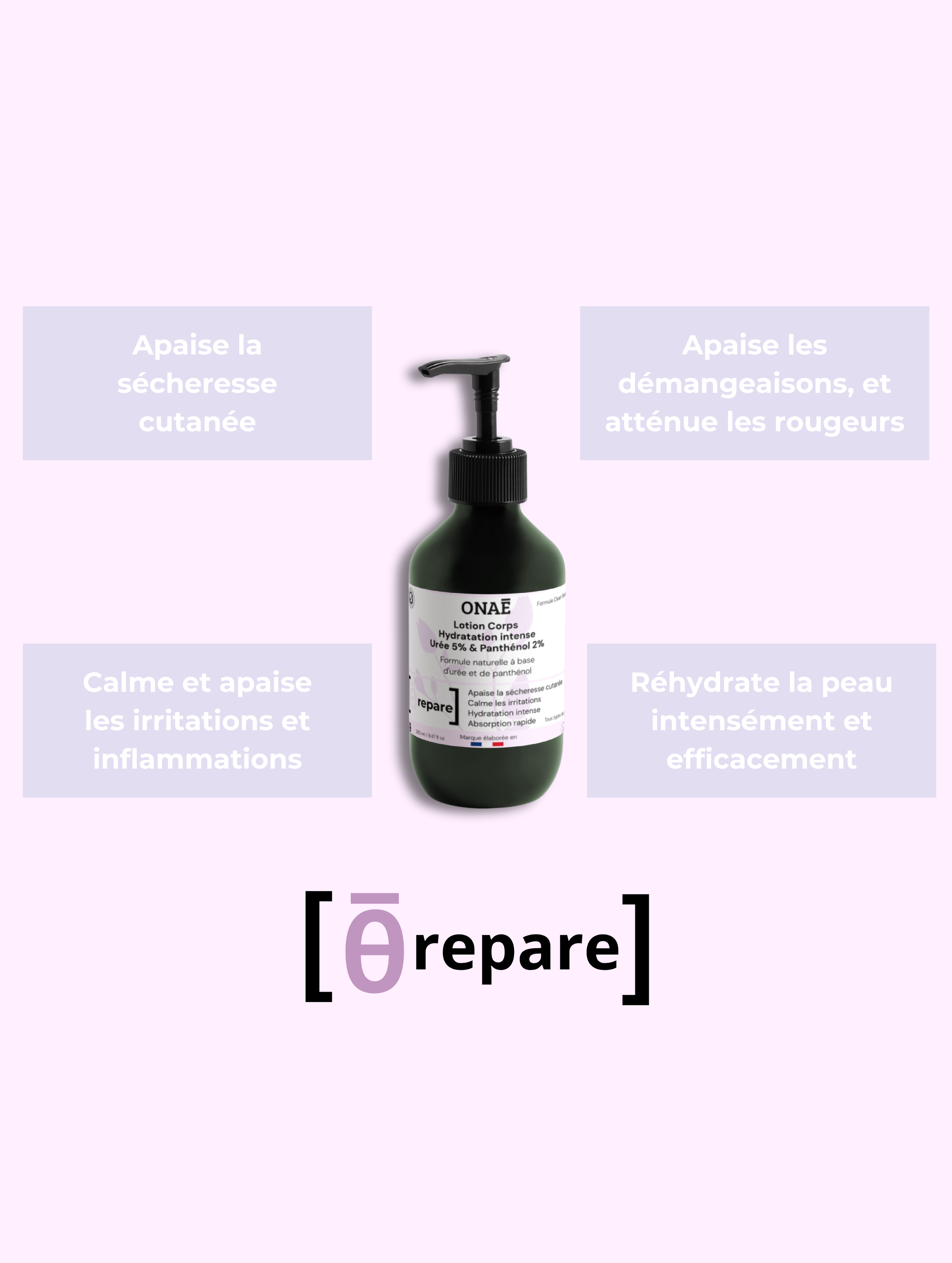 Lotion Corps hydratante 5% urée + 2% panthénol