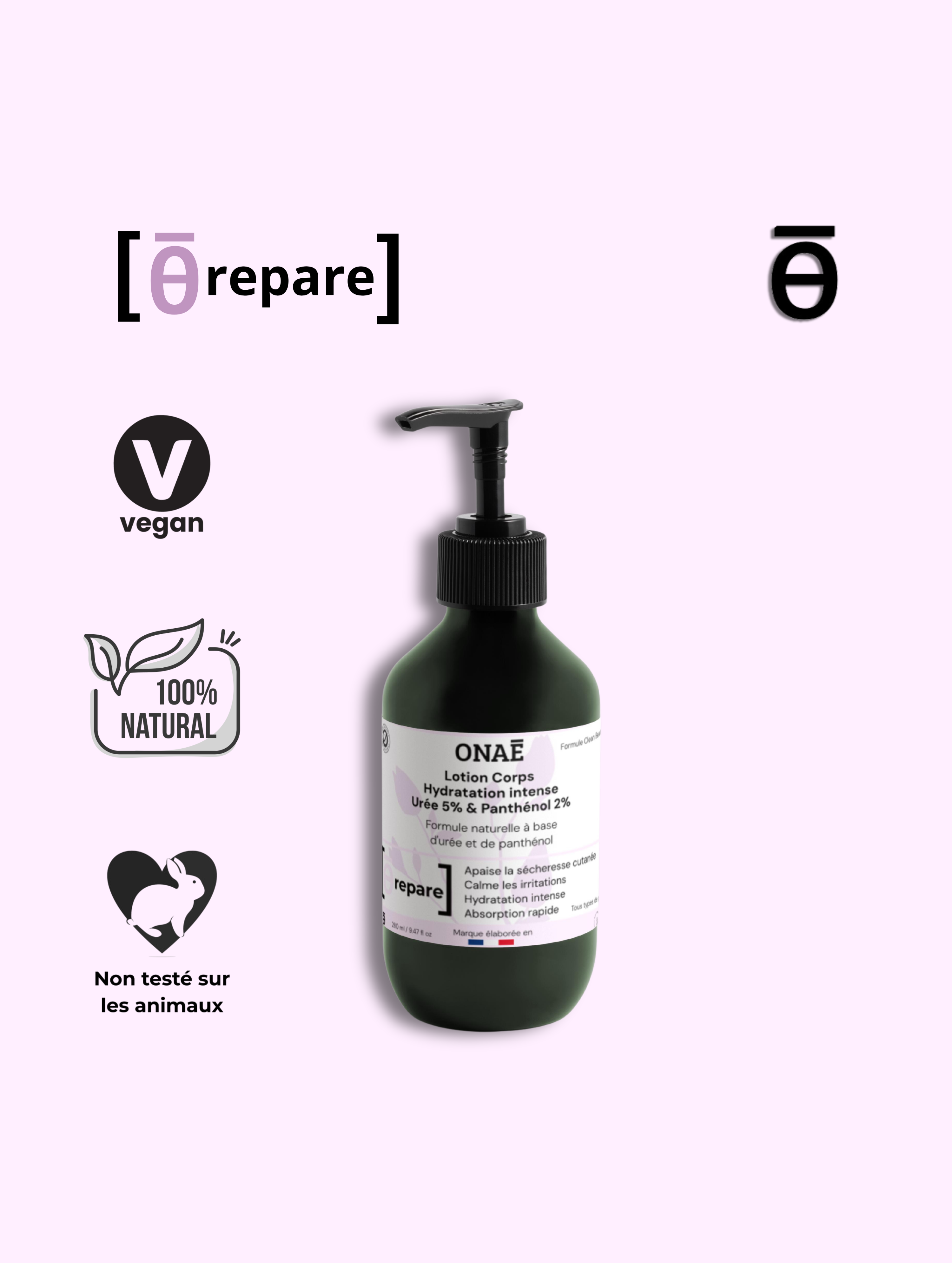 Lotion Corps hydratante 5% urée + 2% panthénol