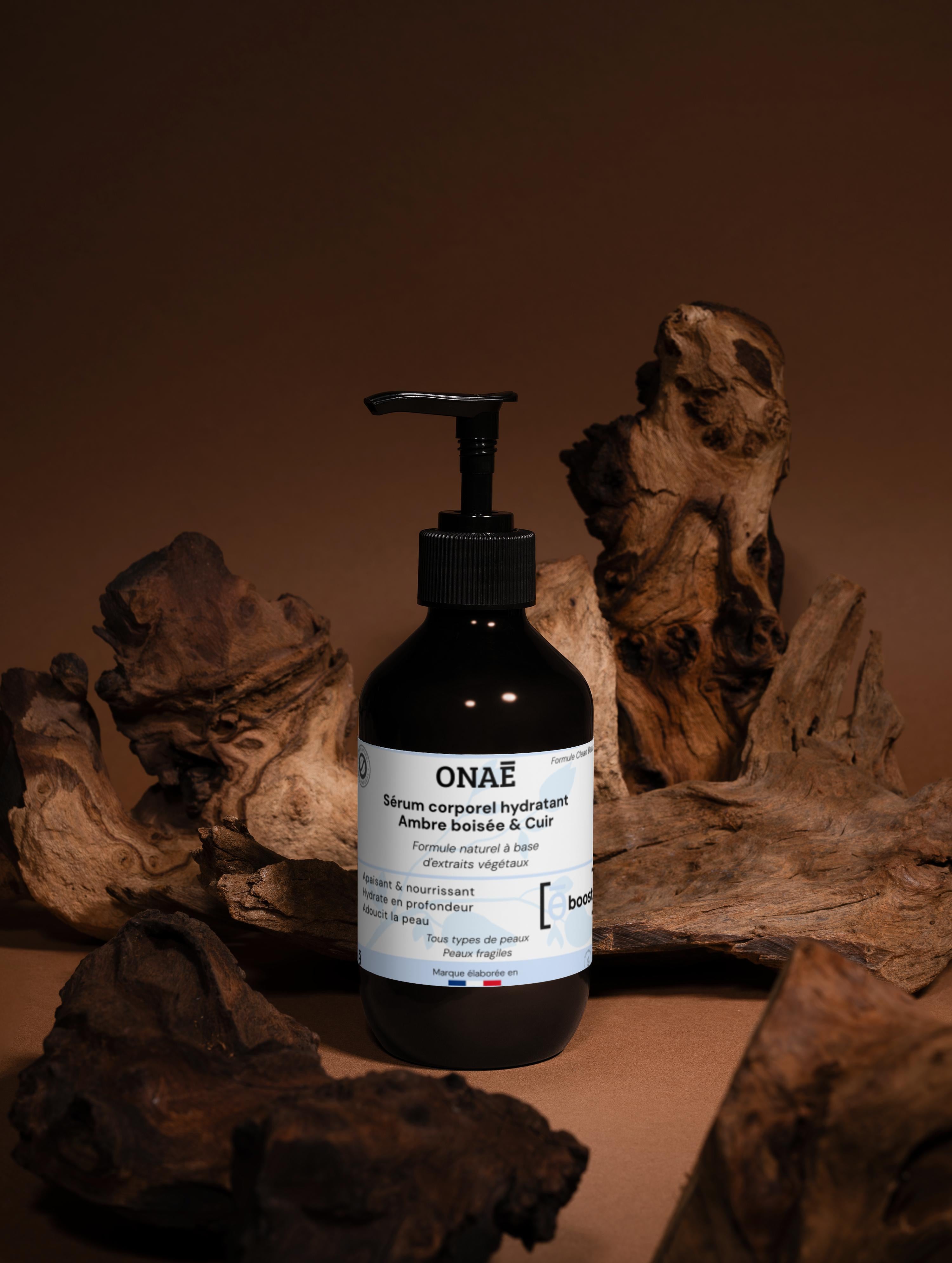 Sérum pour le Corps hydratant ambre boisée et cuir