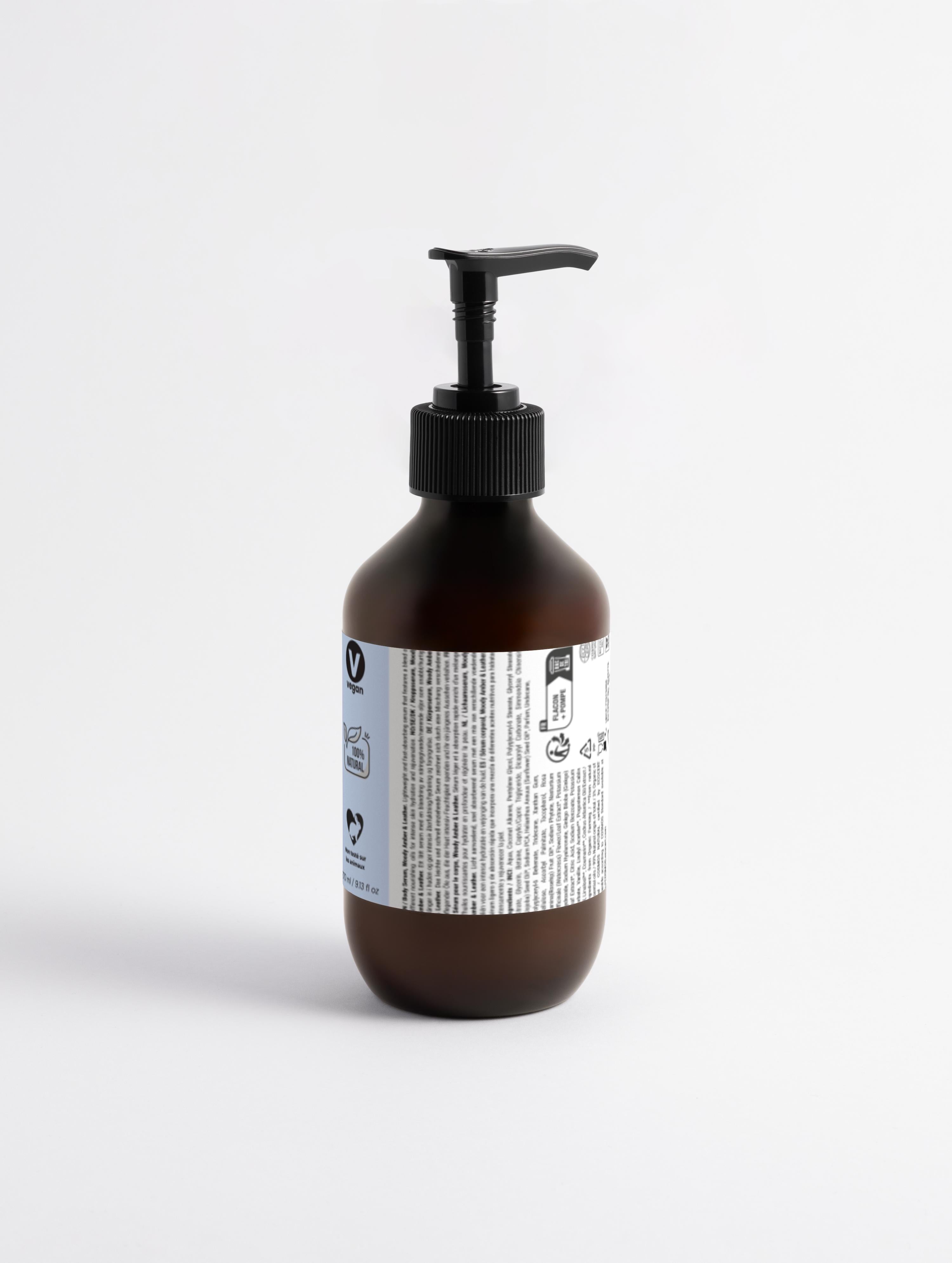 Sérum pour le Corps hydratant ambre boisée et cuir