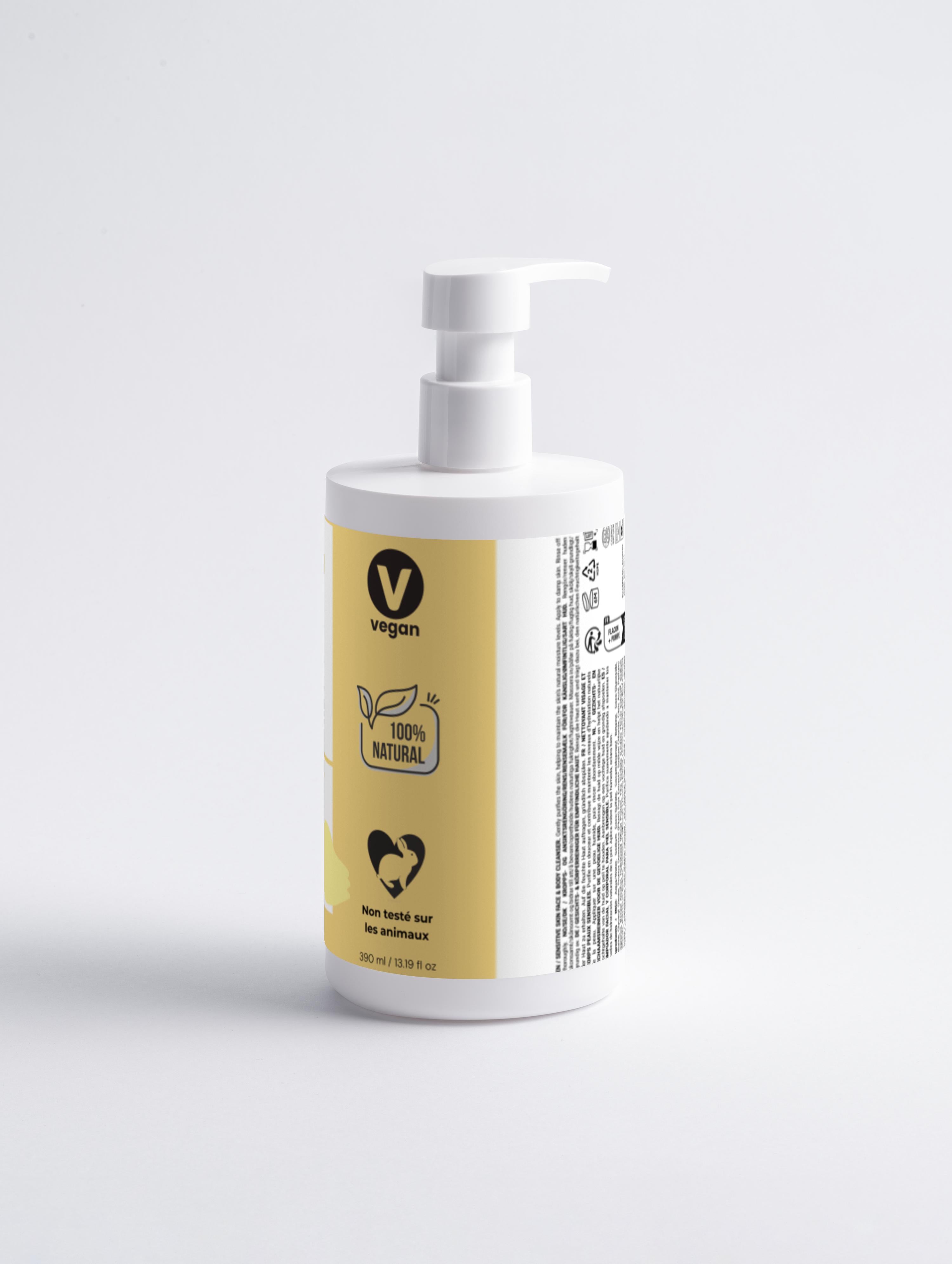 Gel douche Corps & Visage Peaux sensibles