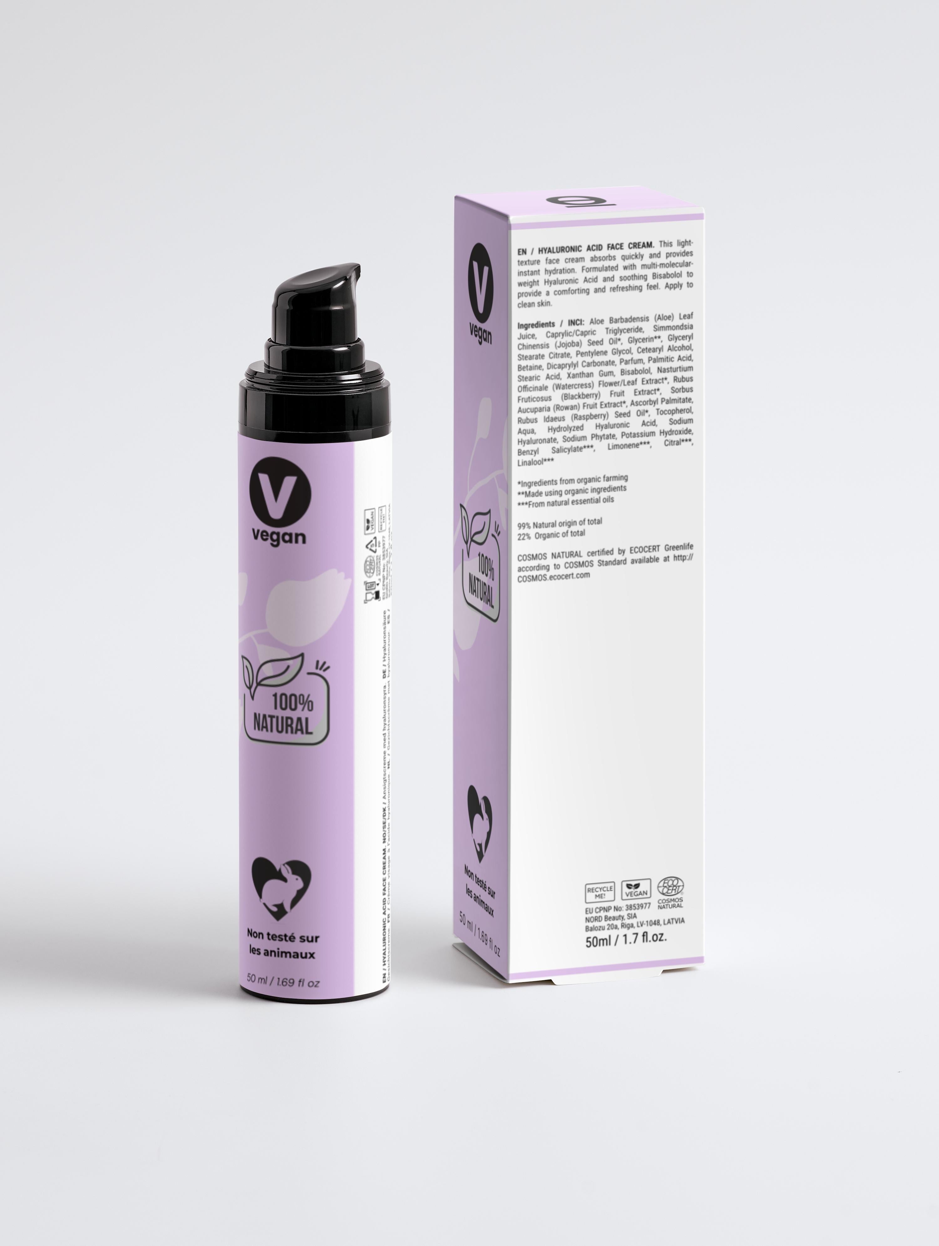 Crème Anti-rides & Anti-âge à l'acide hyaluronique