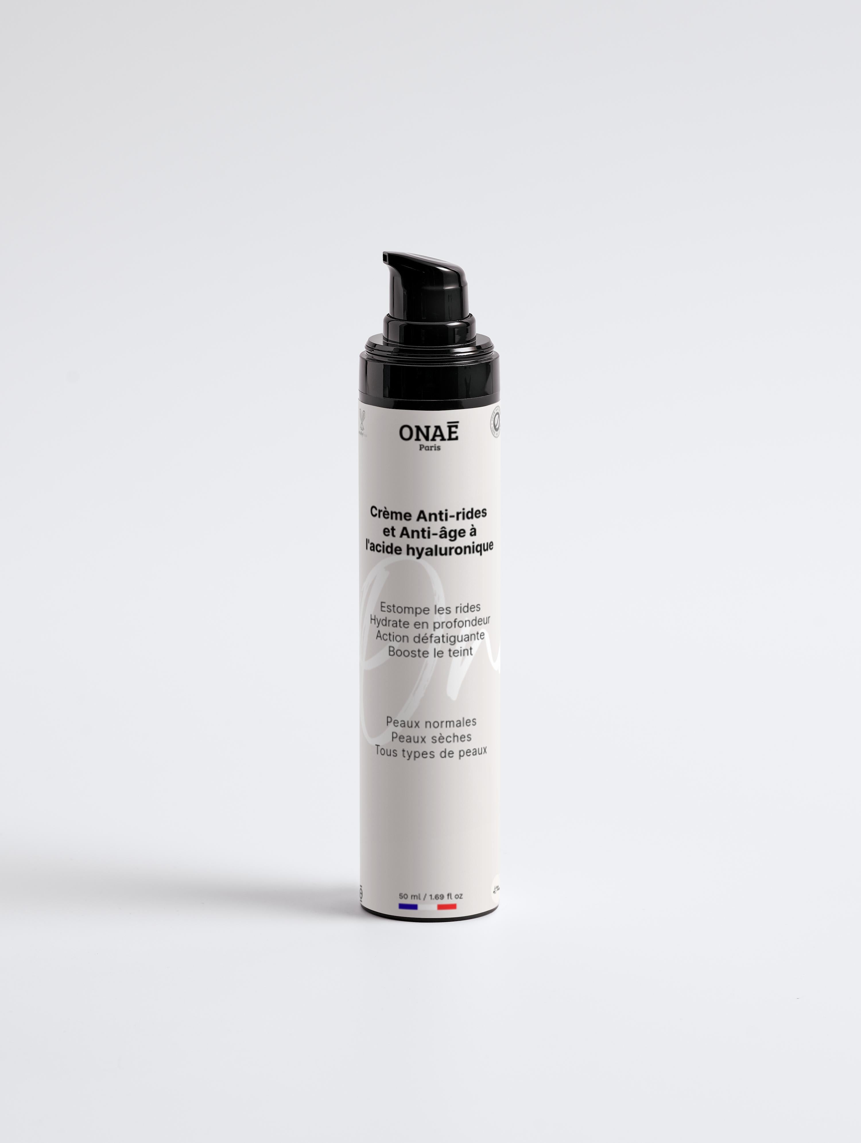 Offre Crème Anti-rides et Anti-âge à l'acide hyaluronique + Crème contour des yeux lissante