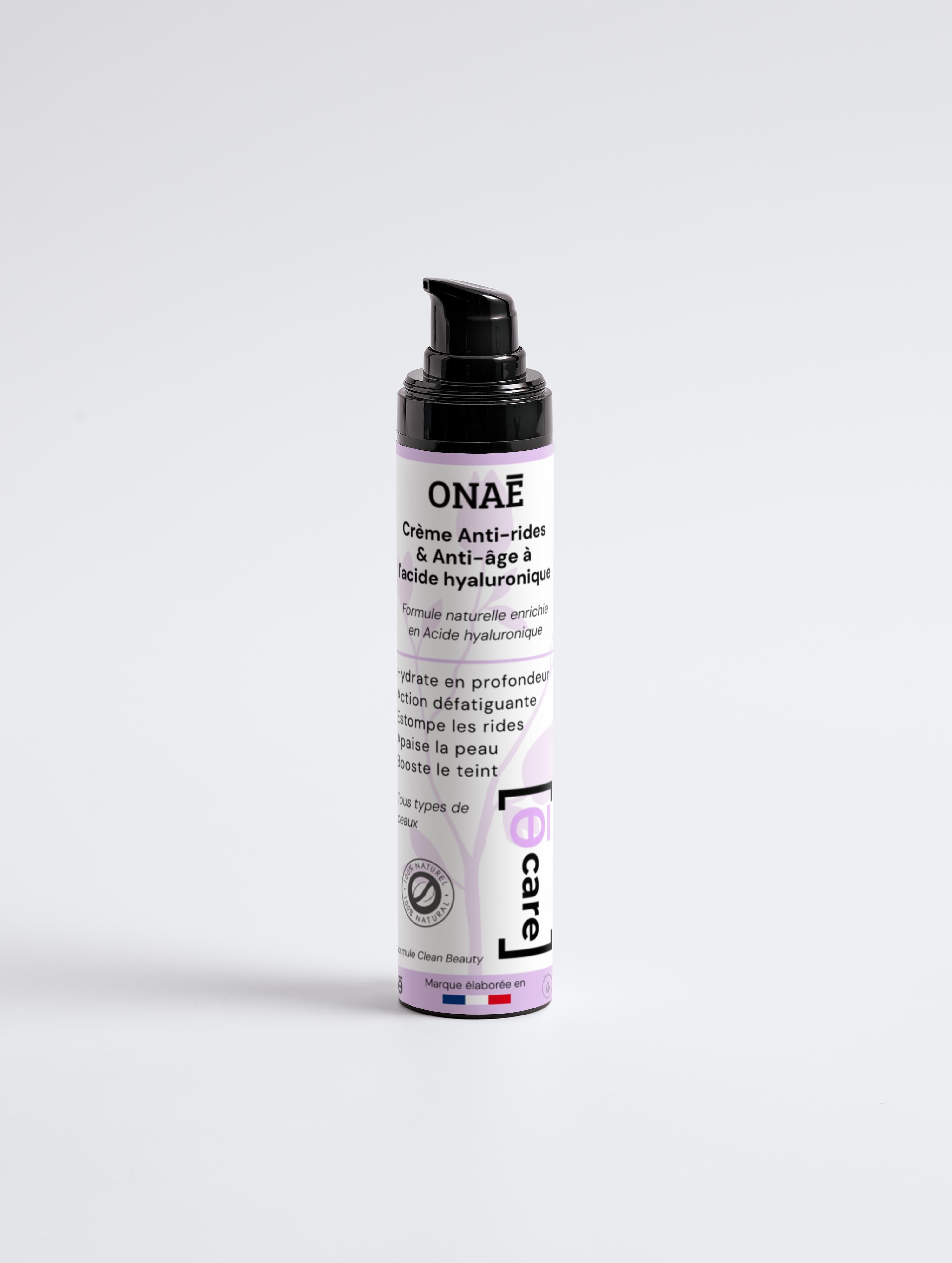 Crème Anti-rides & Anti-âge à l'acide hyaluronique