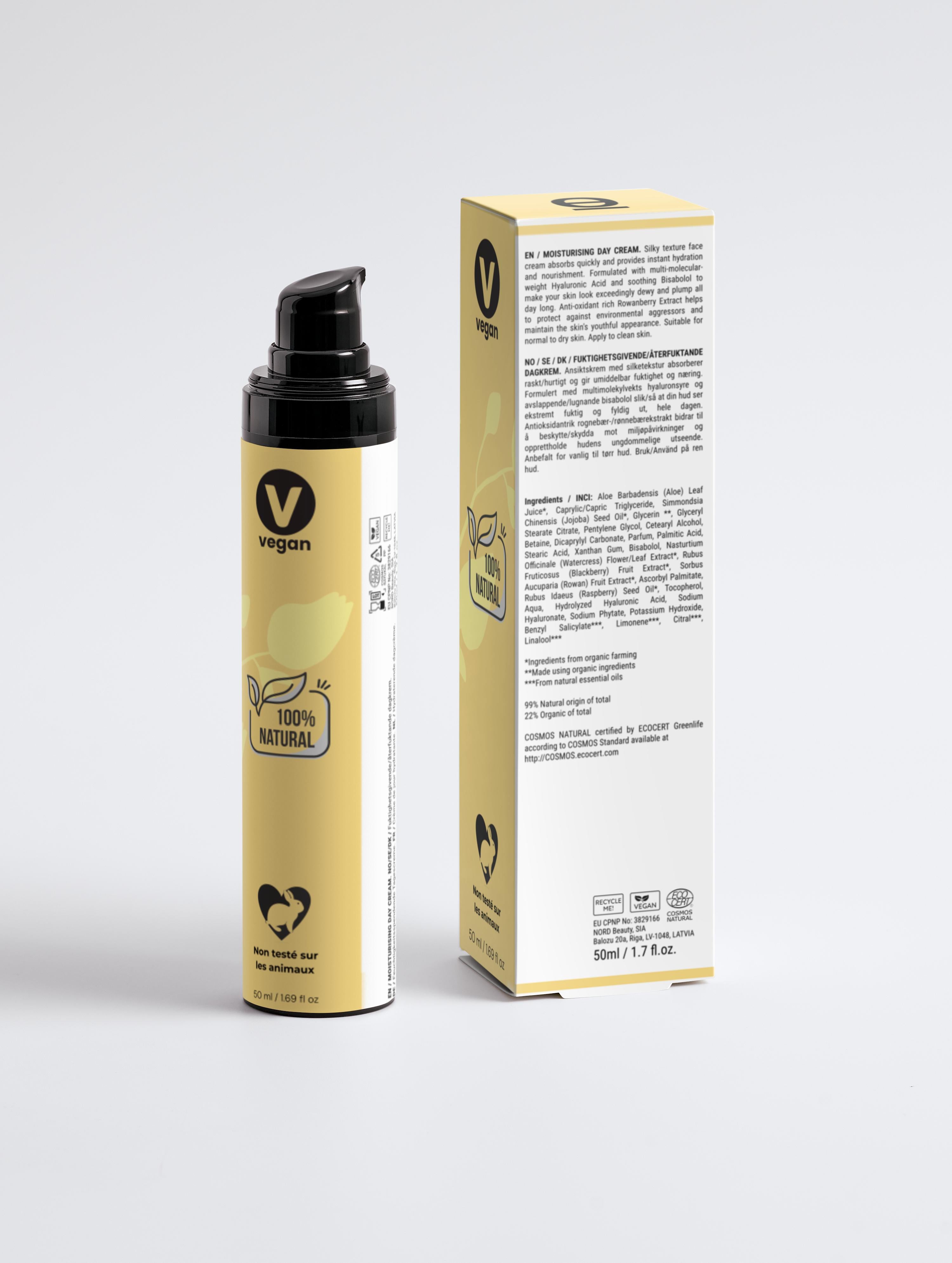 Crème de jour hydratante pour le visage