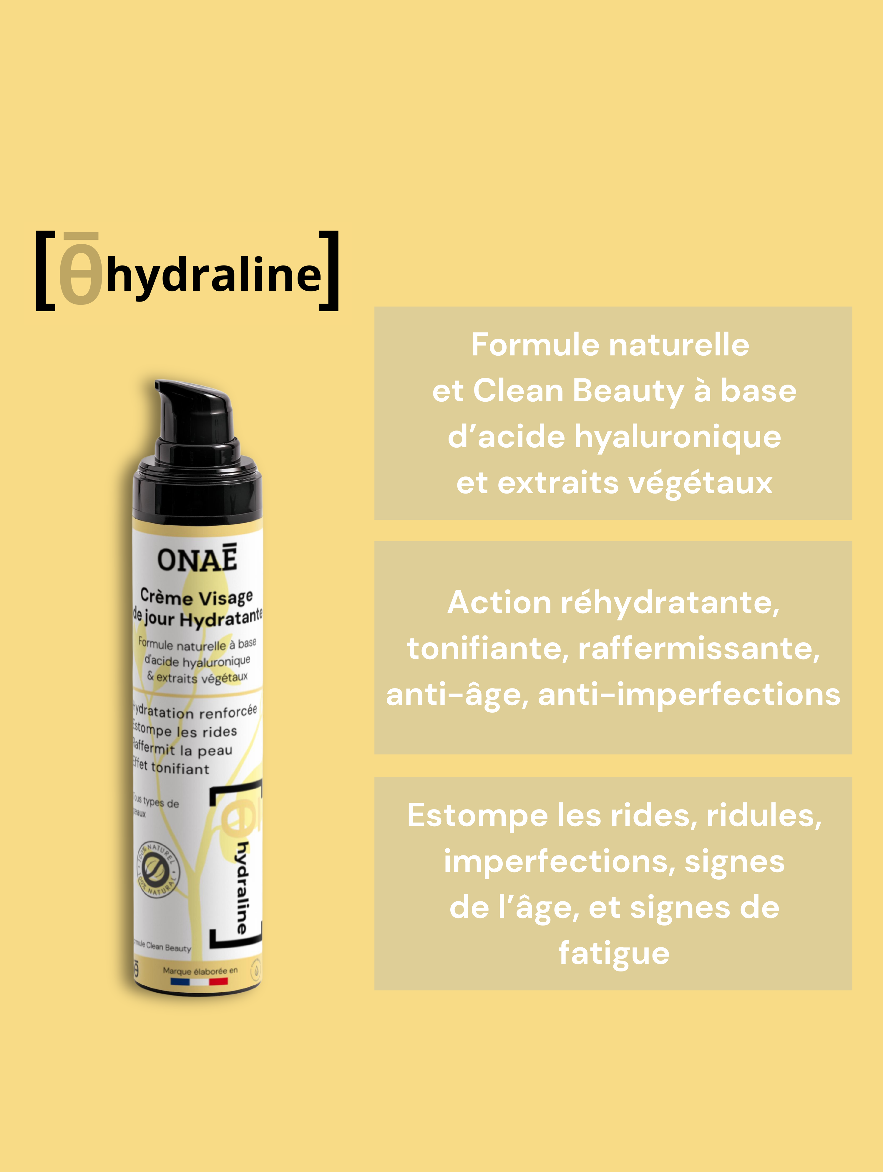 Crème de jour hydratante pour le visage