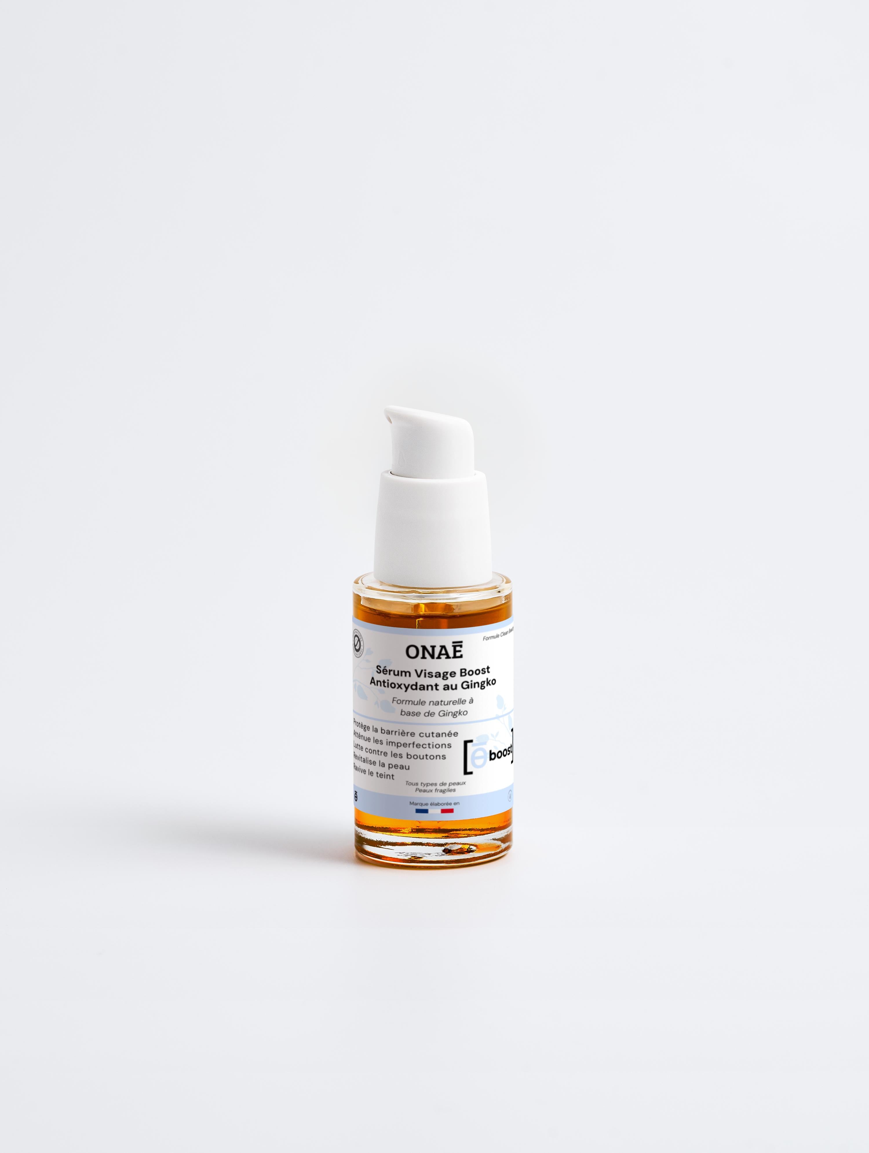 Gel visage antioxydant et anti-âge au Gingko