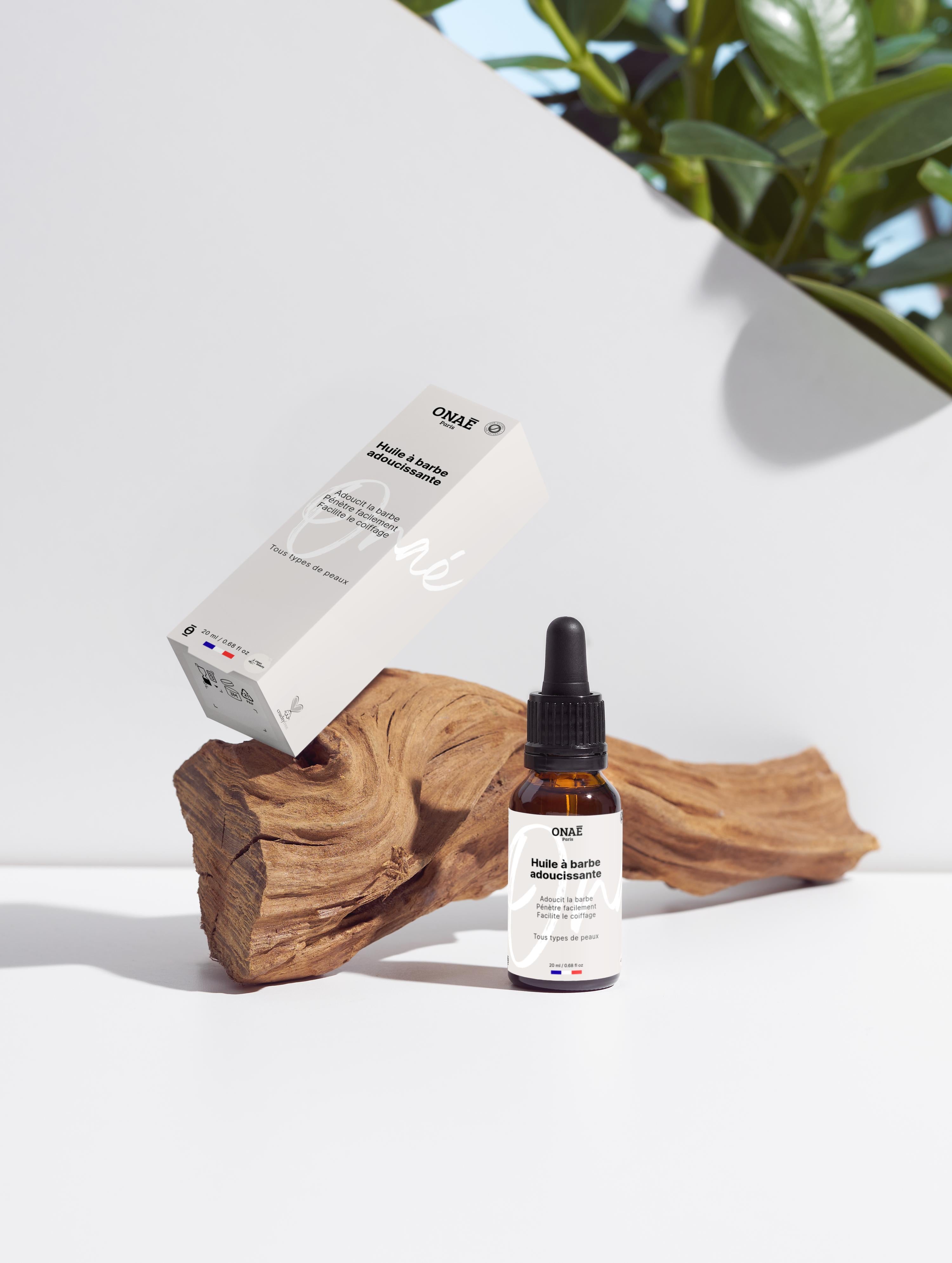 Huile à barbe adoucissante pour Hommes Onaé paris tous types de peaux - ambiance lifestyle