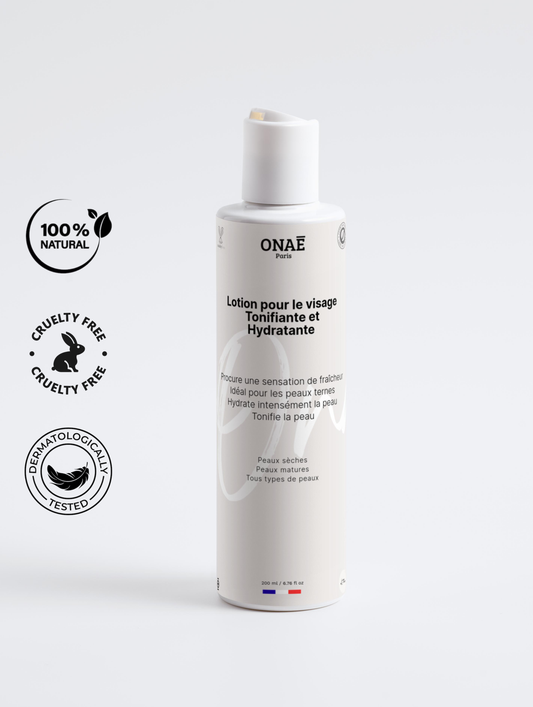 Lotion pour le visage hydratante et tonifiante Onaé paris tous types de peaux - vue principale