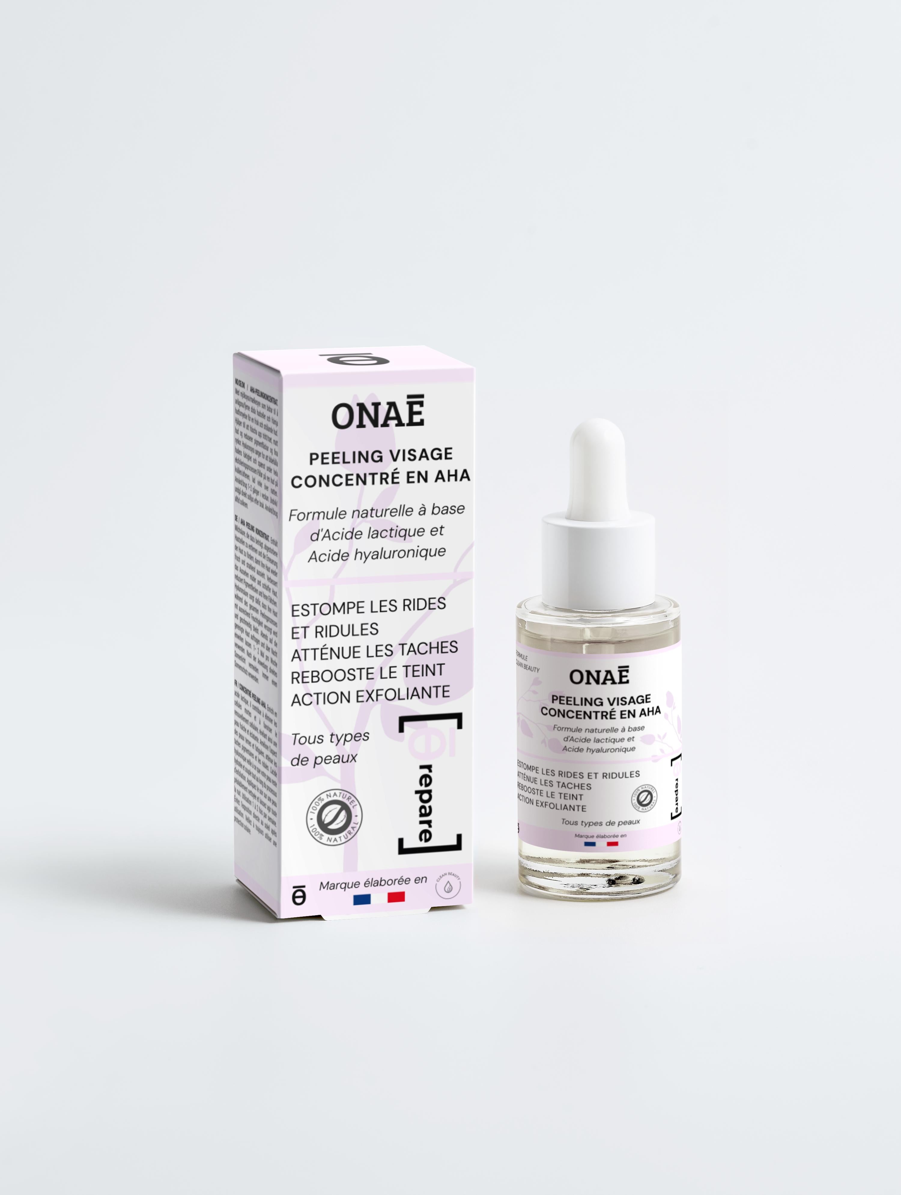 Peeling actif pour le visage concentré en AHA