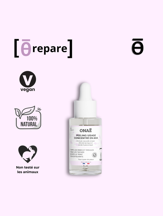 Peeling actif pour le visage concentré en AHA