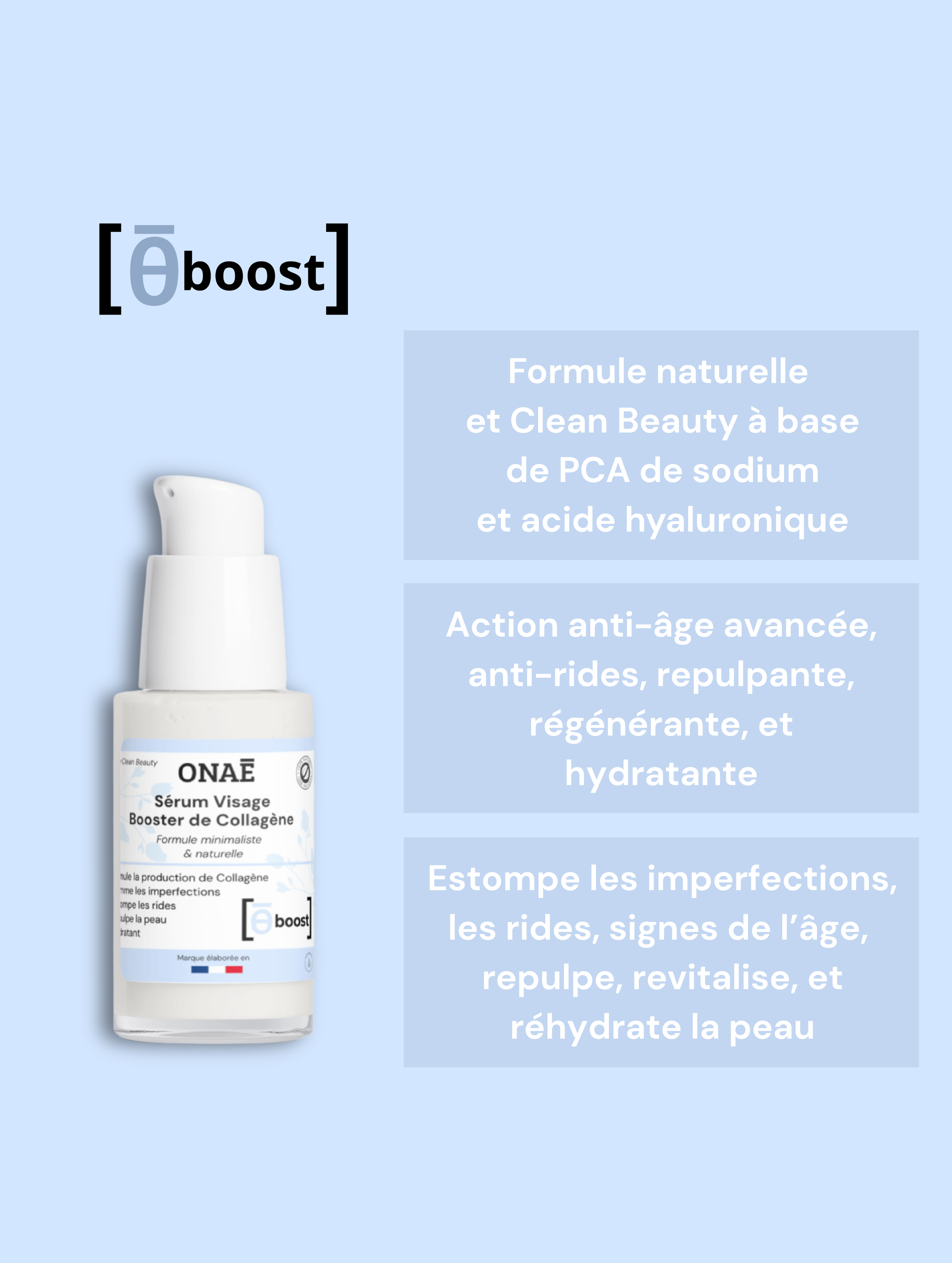 Sérum pour le visage anti-âge Booster de Collagène