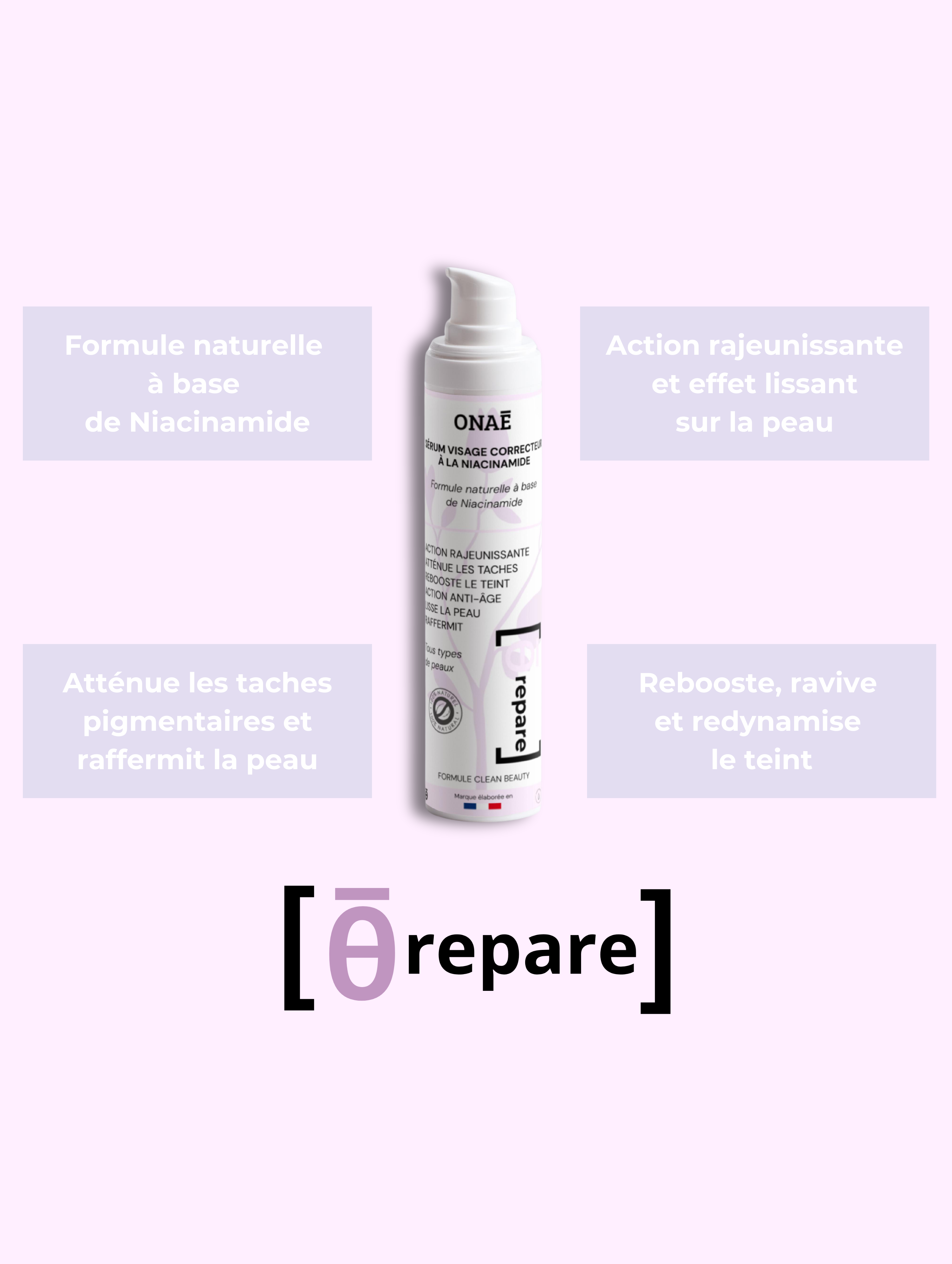 Sérum pour le Visage Correcteur à la Niacinamide