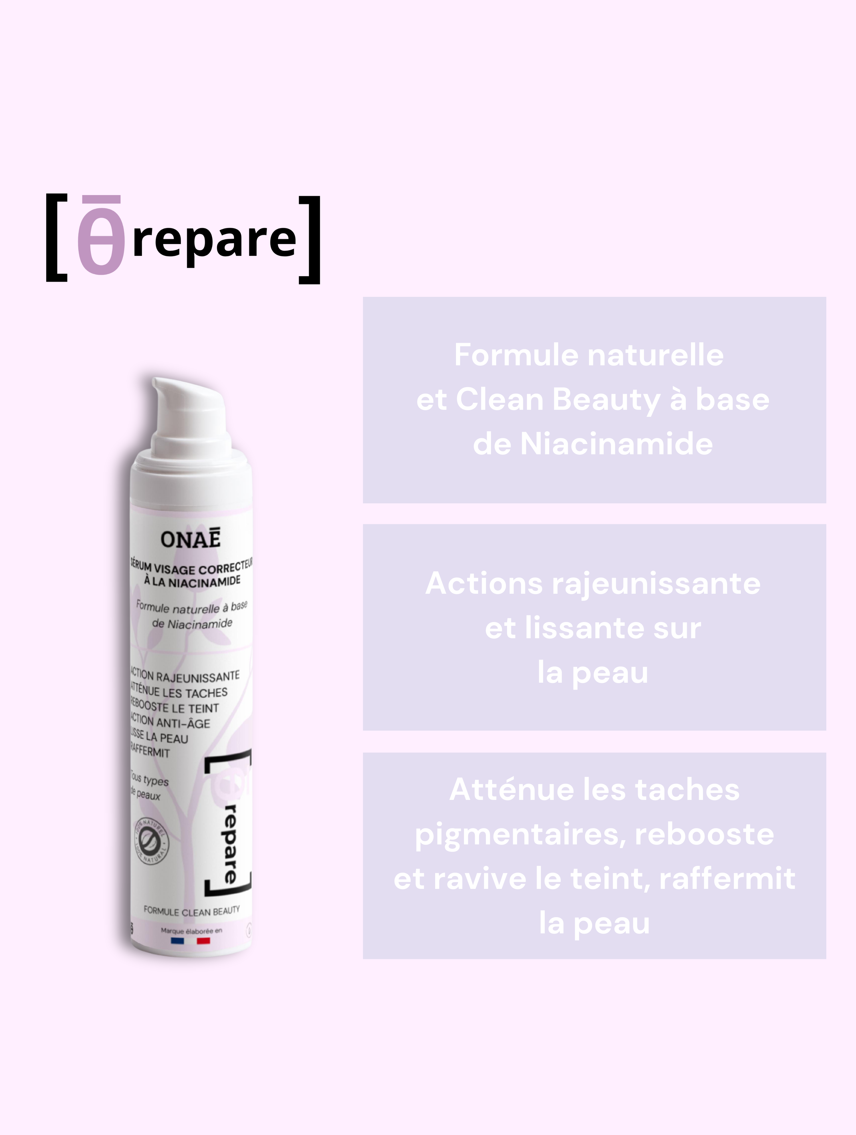 Sérum pour le Visage Correcteur à la Niacinamide