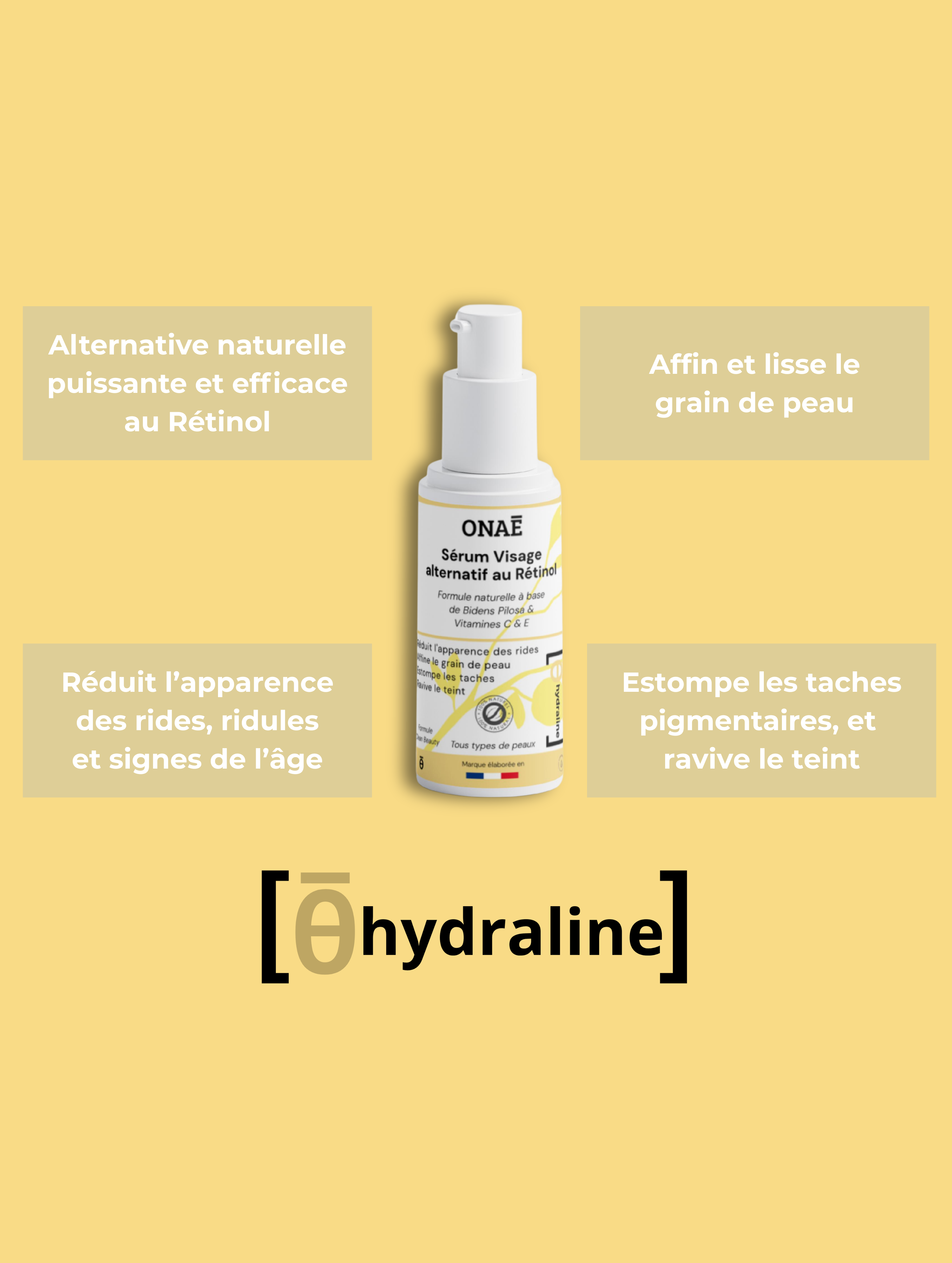 Sérum visage antioxydant alternatif au rétinol