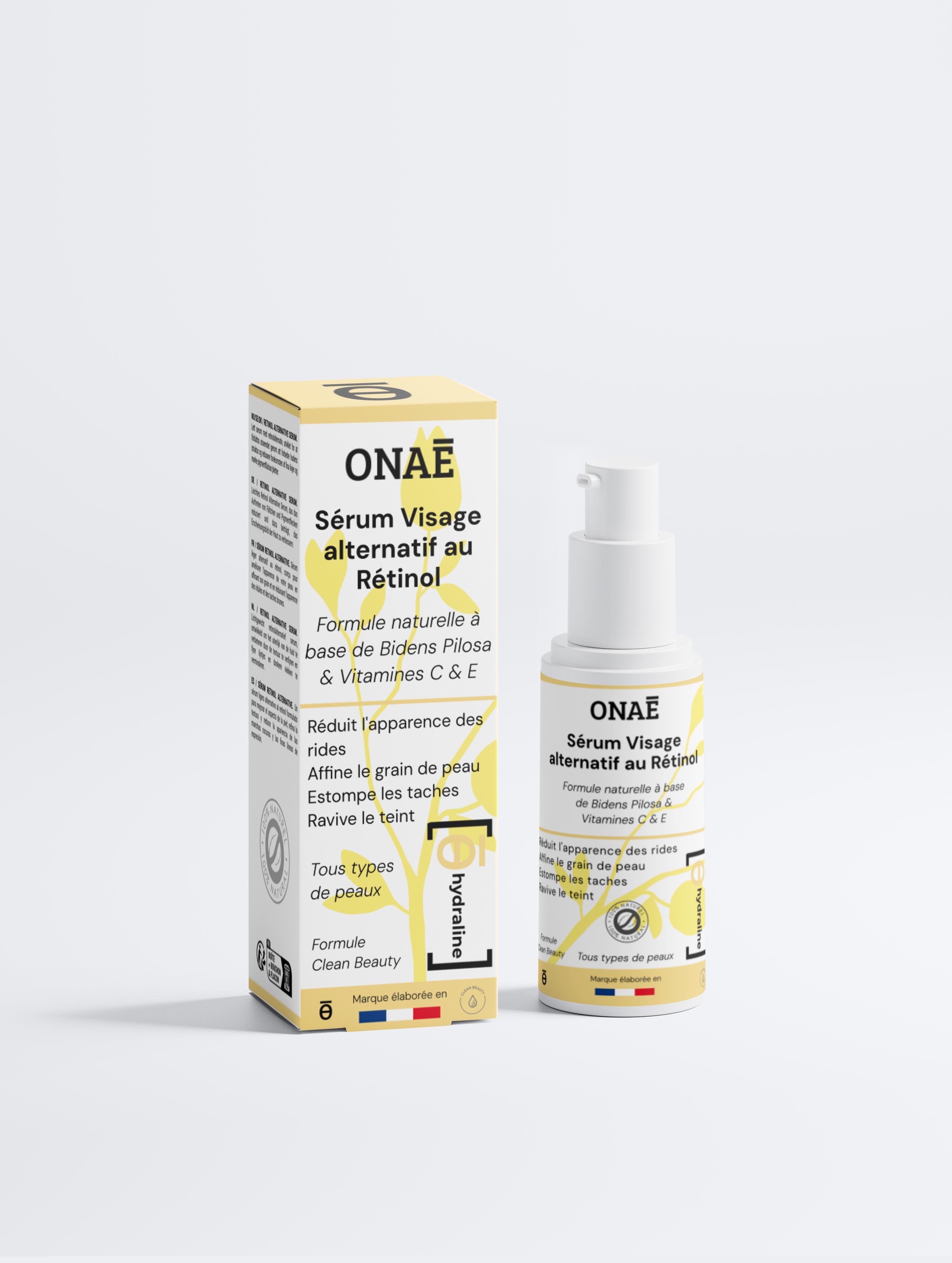 Sérum visage antioxydant alternatif au rétinol