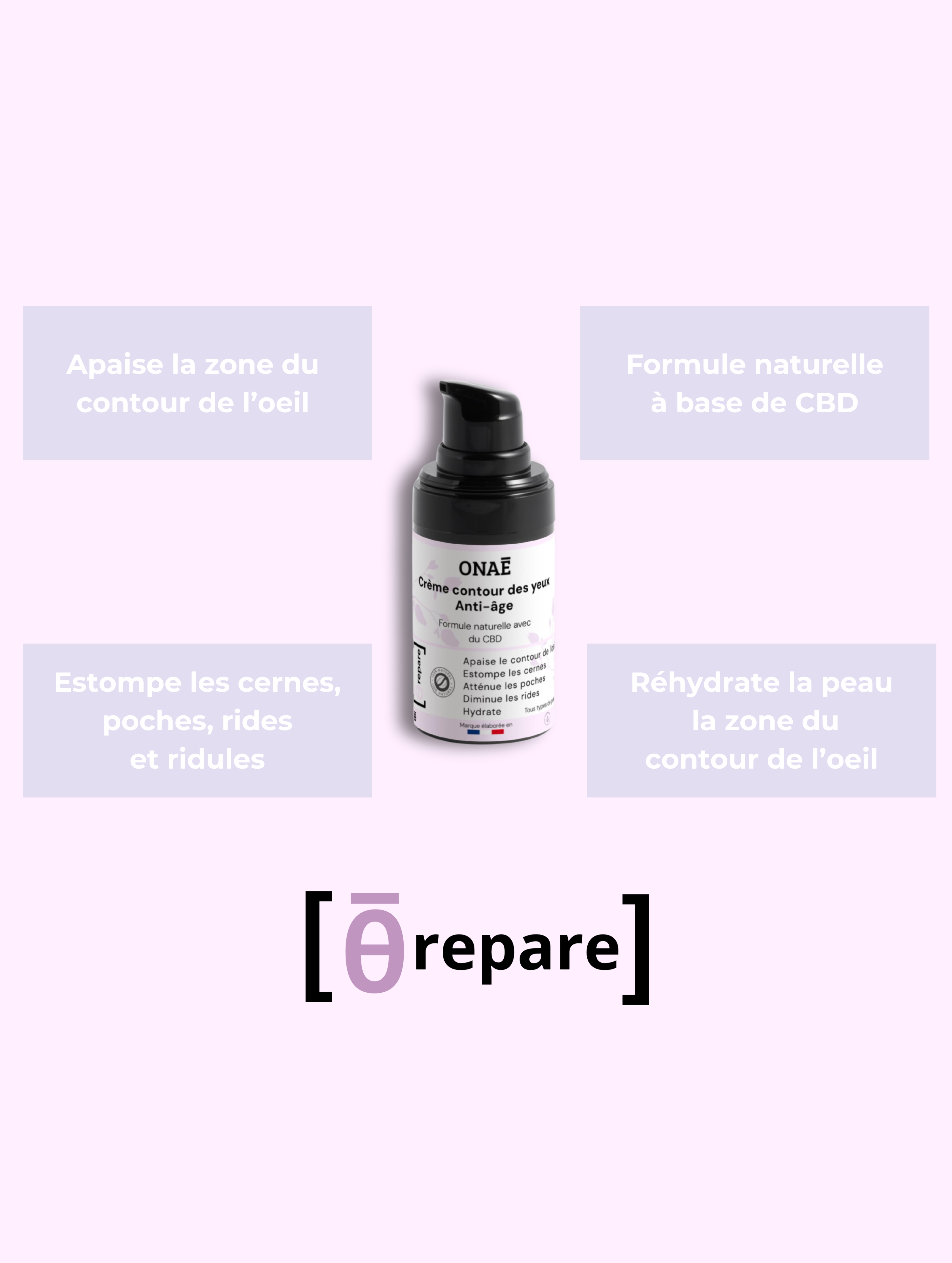 Crème pour le contour des yeux Anti-âge au CBD