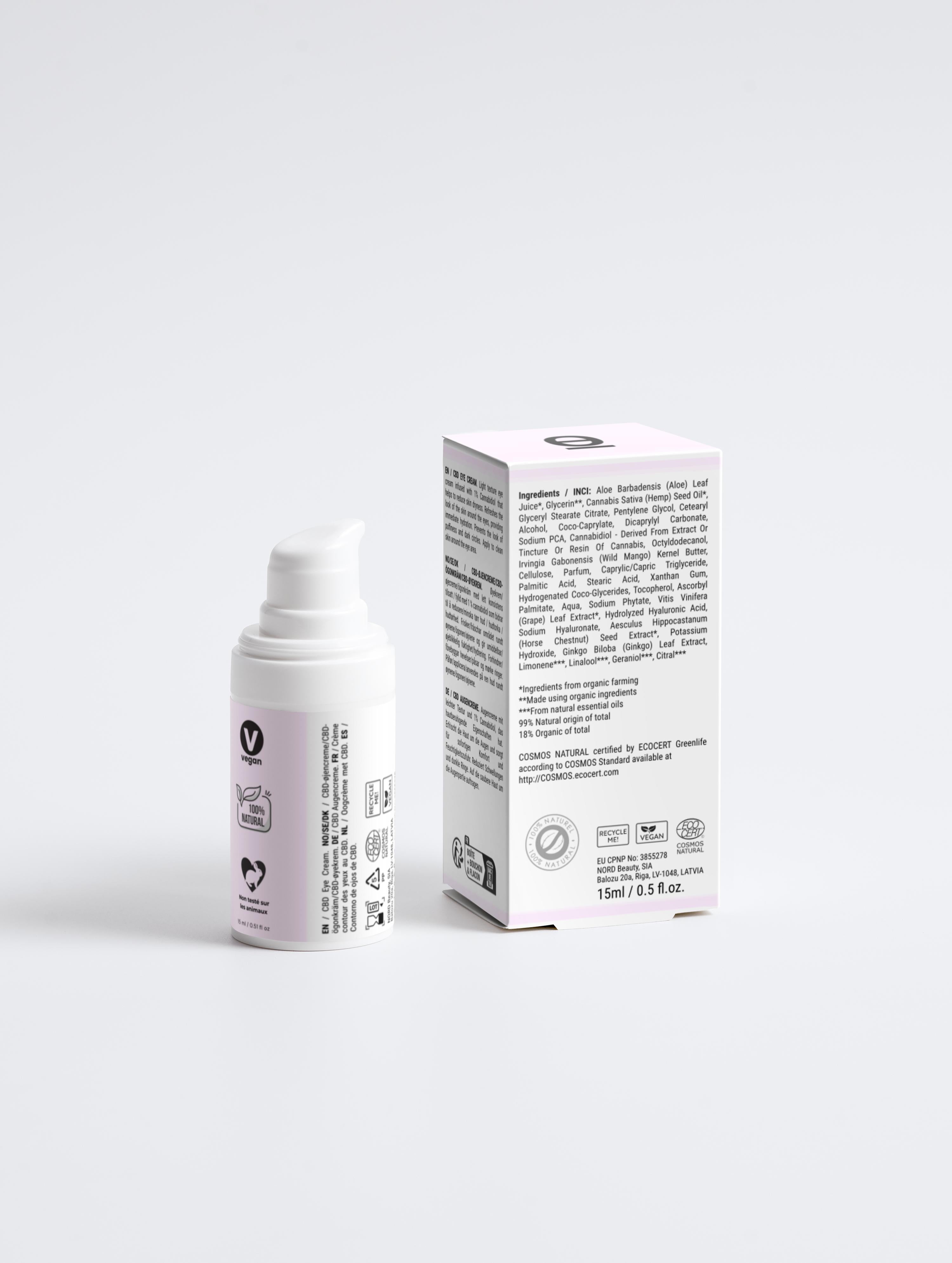 Crème Contour des yeux à l'acide hyaluronique apaisante