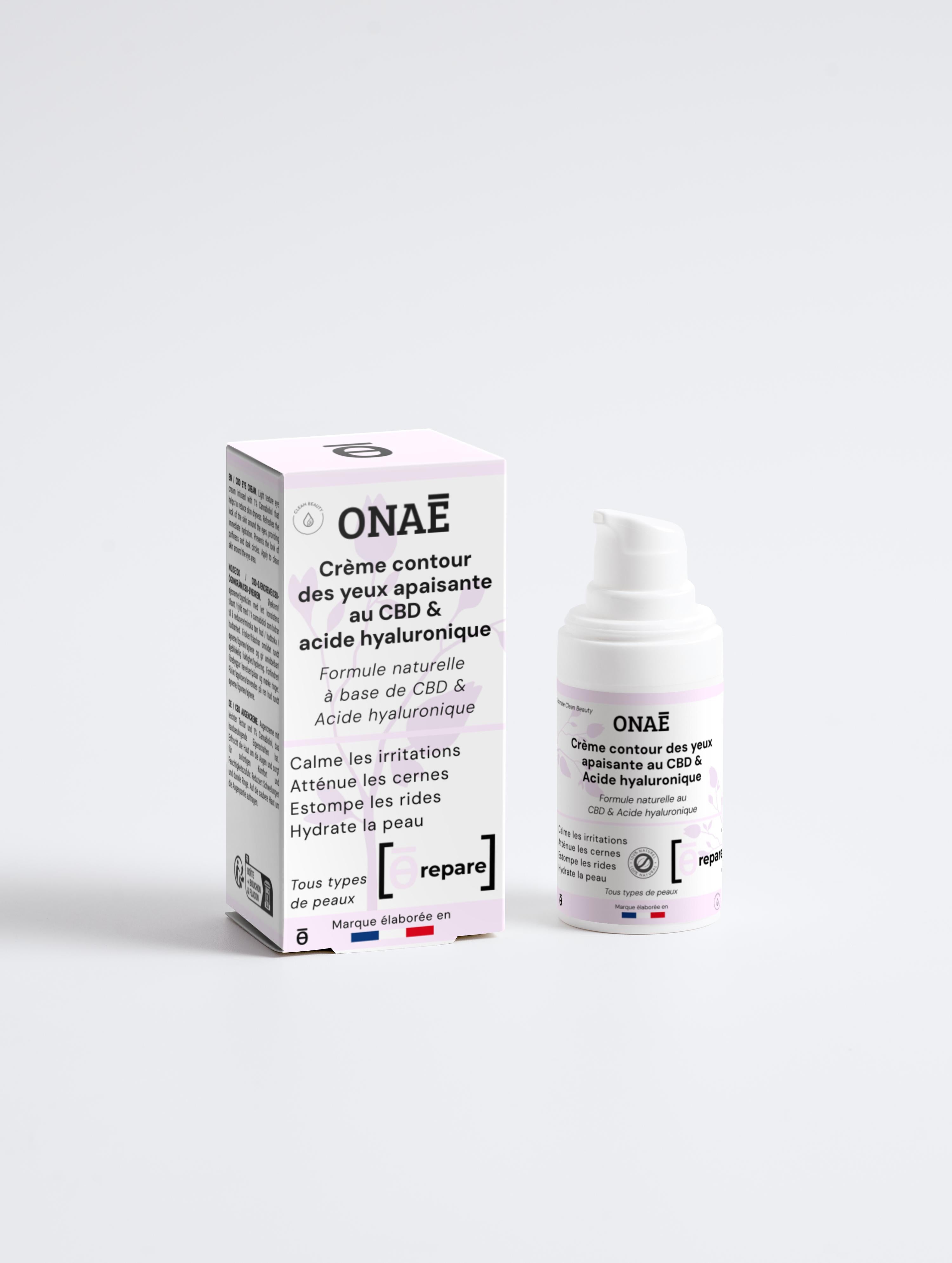 Crème Contour des yeux à l'acide hyaluronique apaisante