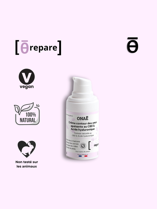 Crème Contour des yeux à l'acide hyaluronique apaisante