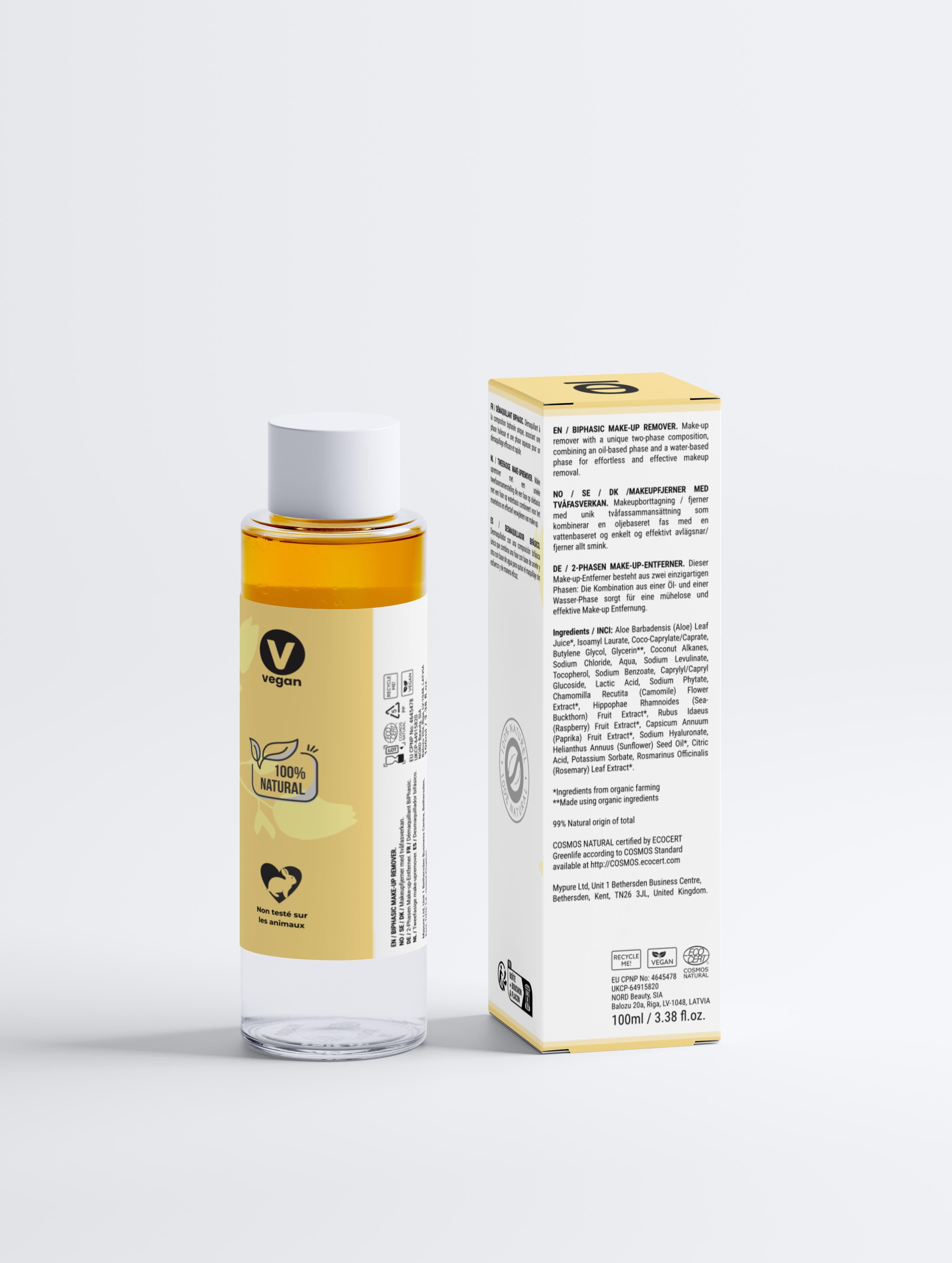 Démaquillant pour le visage BiPhasic sans parfum