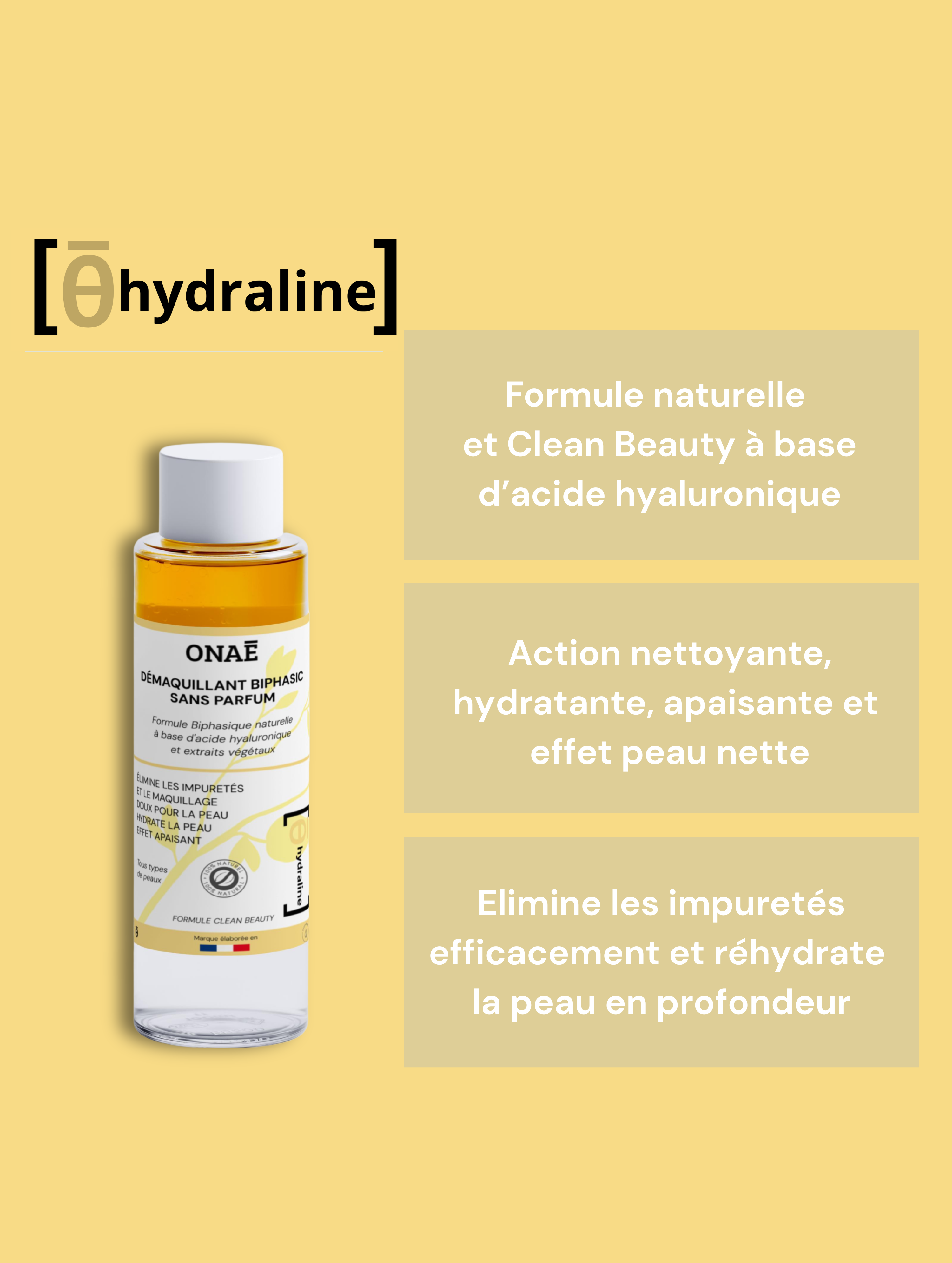 Démaquillant pour le visage BiPhasic sans parfum