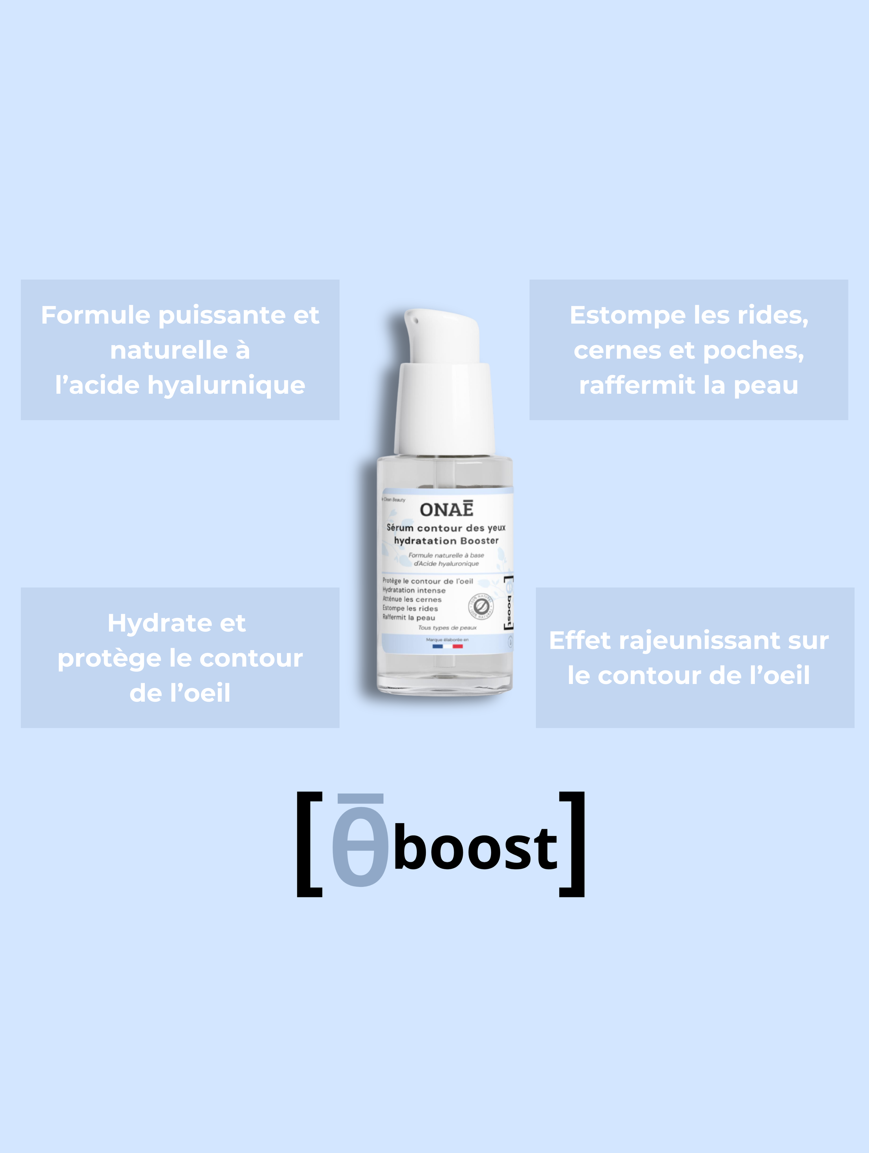 Sérum pour contour des yeux hydratation booster