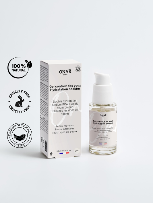 Gel pour le contour des yeux Anti-âge booster hydratant Onaé paris tous types de peaux - vue principale