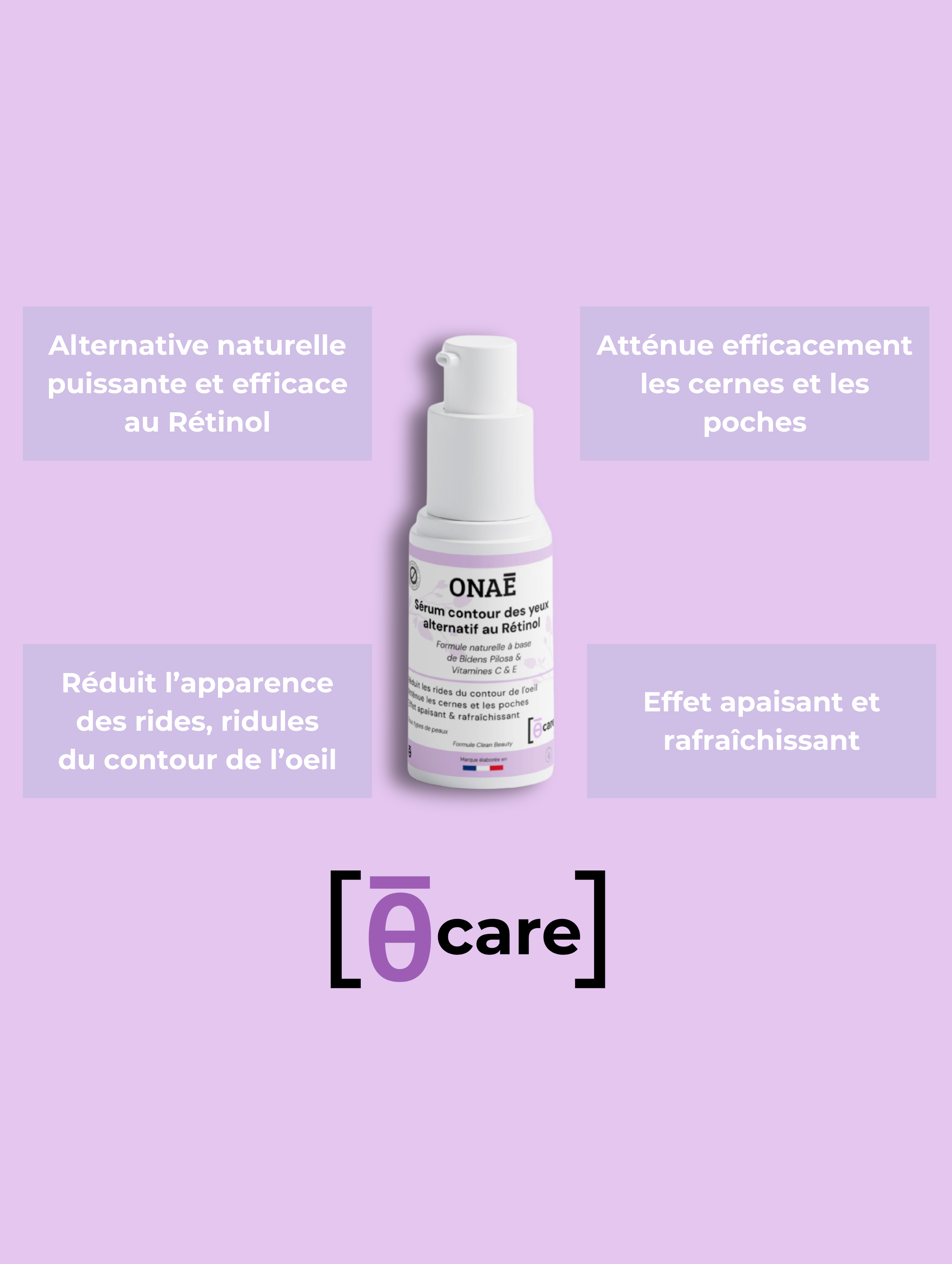Sérum pour le Contour des yeux anti-âge alternatif au rétinol