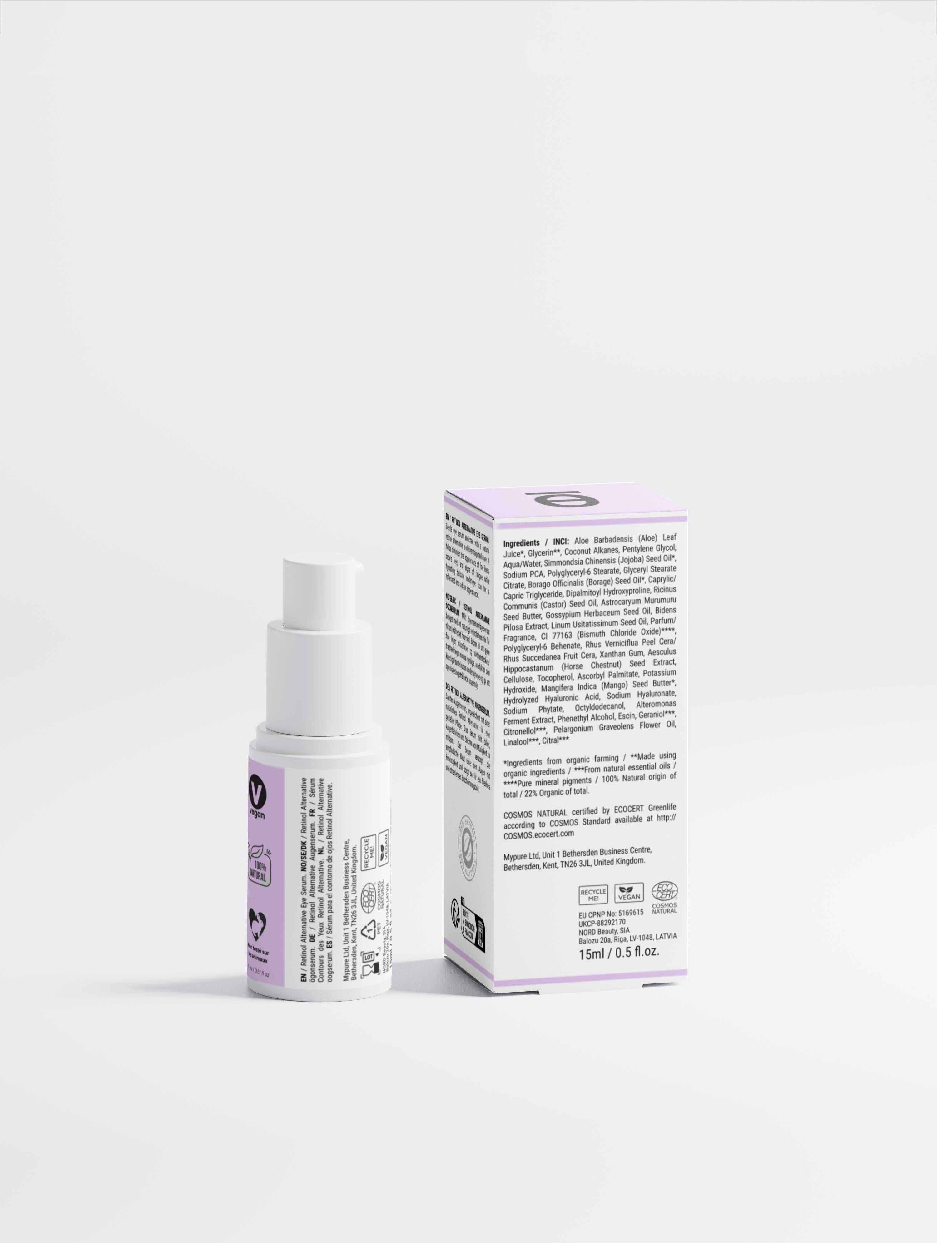 Sérum pour le Contour des yeux anti-âge alternatif au rétinol