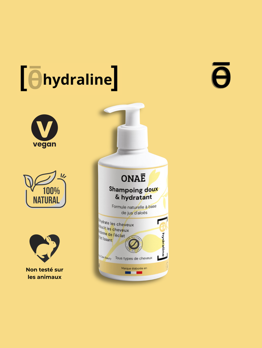 Shampoing hydratant  cheveux doux Onaé Paris tous types de cheveux - vue principale