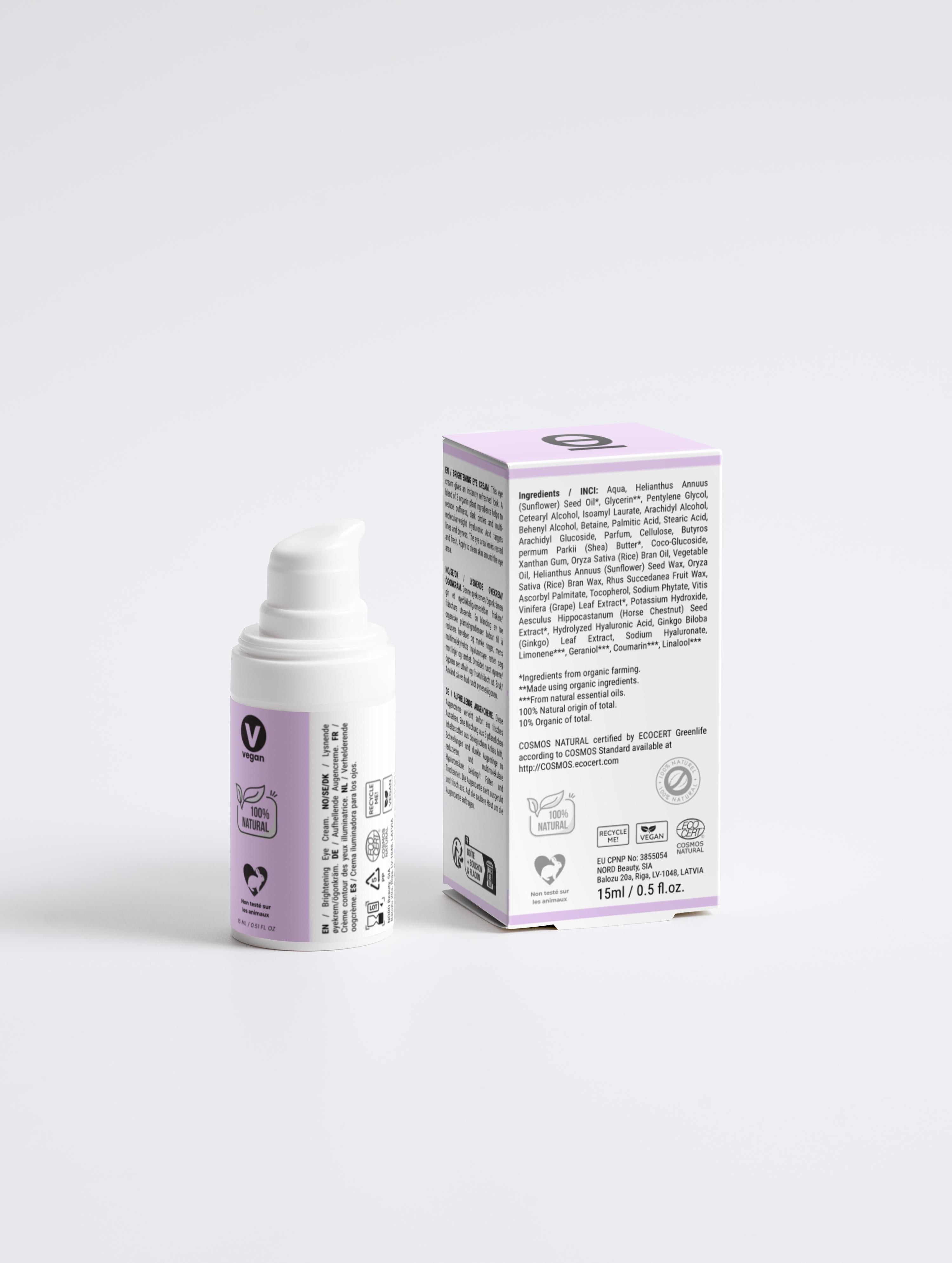 Crème spécial pour contour des yeux défatiguante