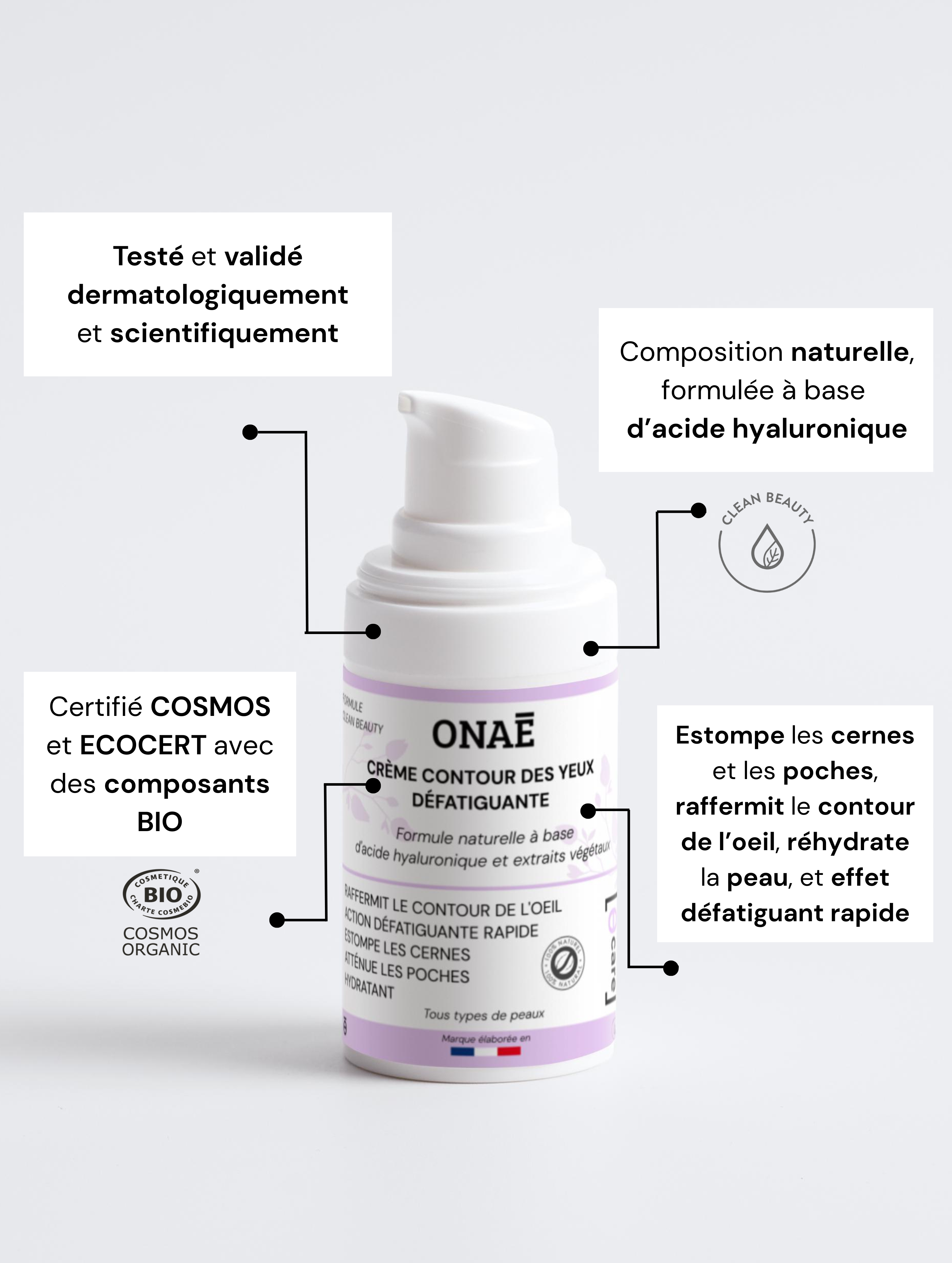 Crème spécial pour contour des yeux défatiguante