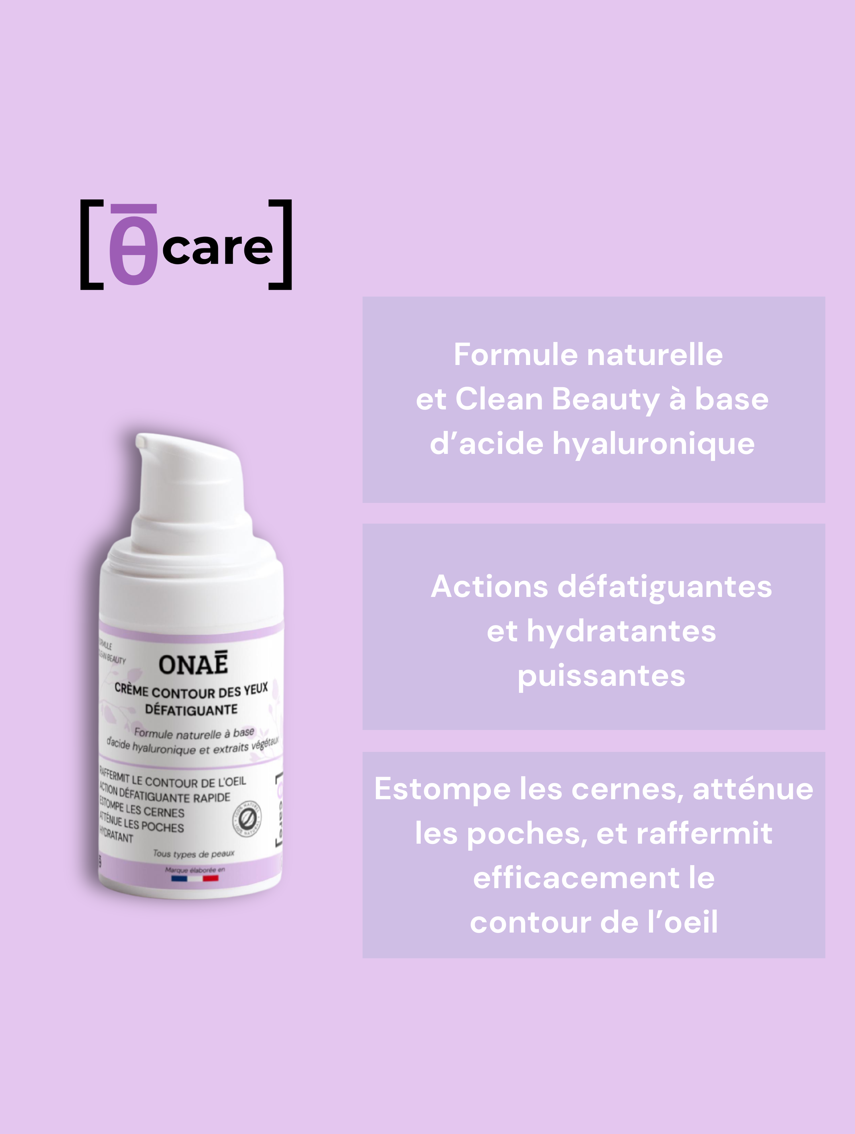 Crème spécial pour contour des yeux défatiguante